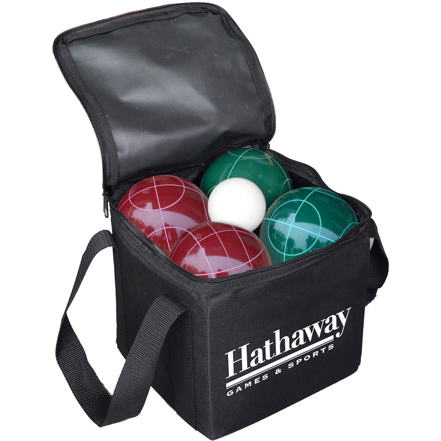 Hathaway Bocce Ball Set  Green Red