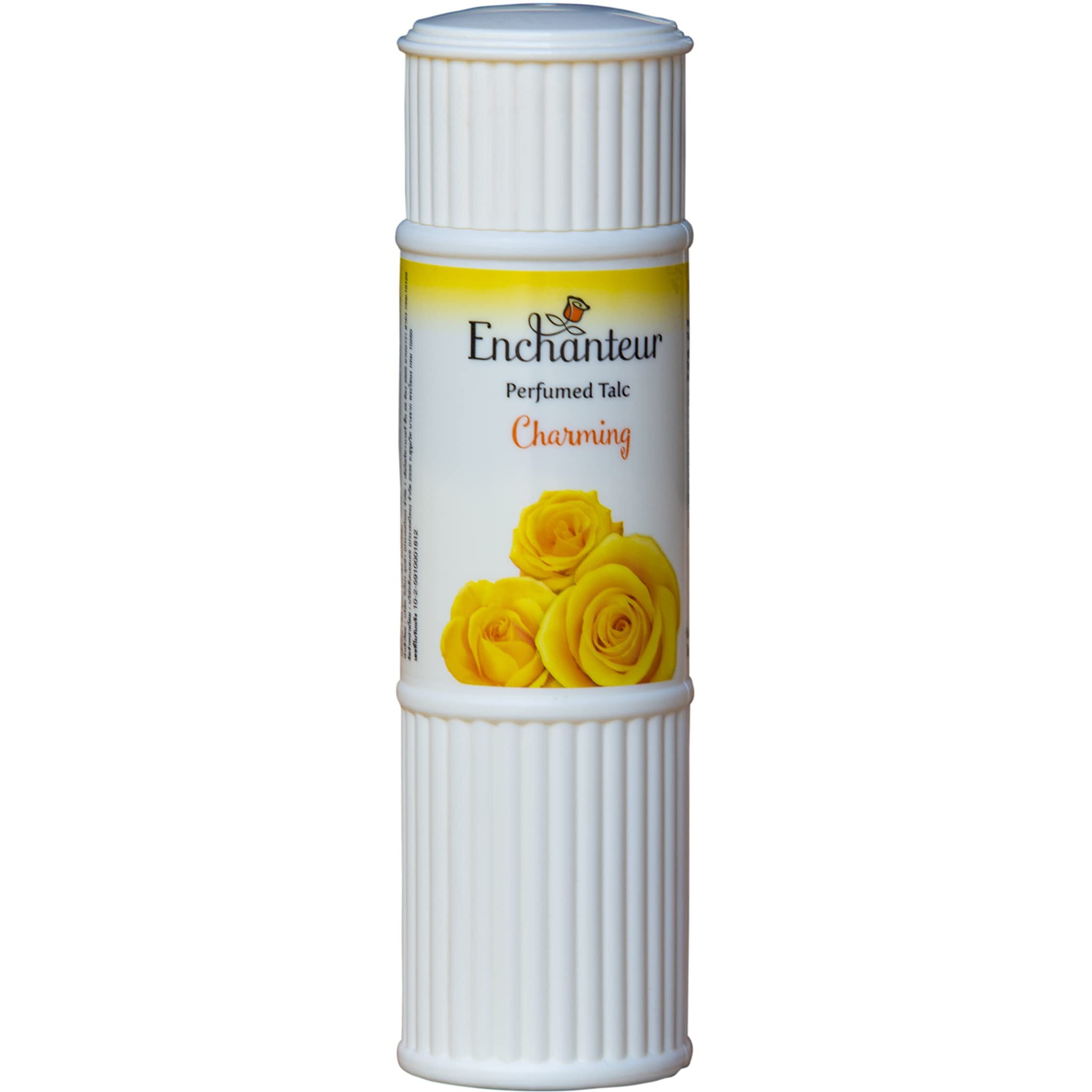 Enchanteur Perfumed Body Talcum Powder Charming  Romantic & Alluring Scent (Pack Of 3 X 100 G.) By Enchanteur