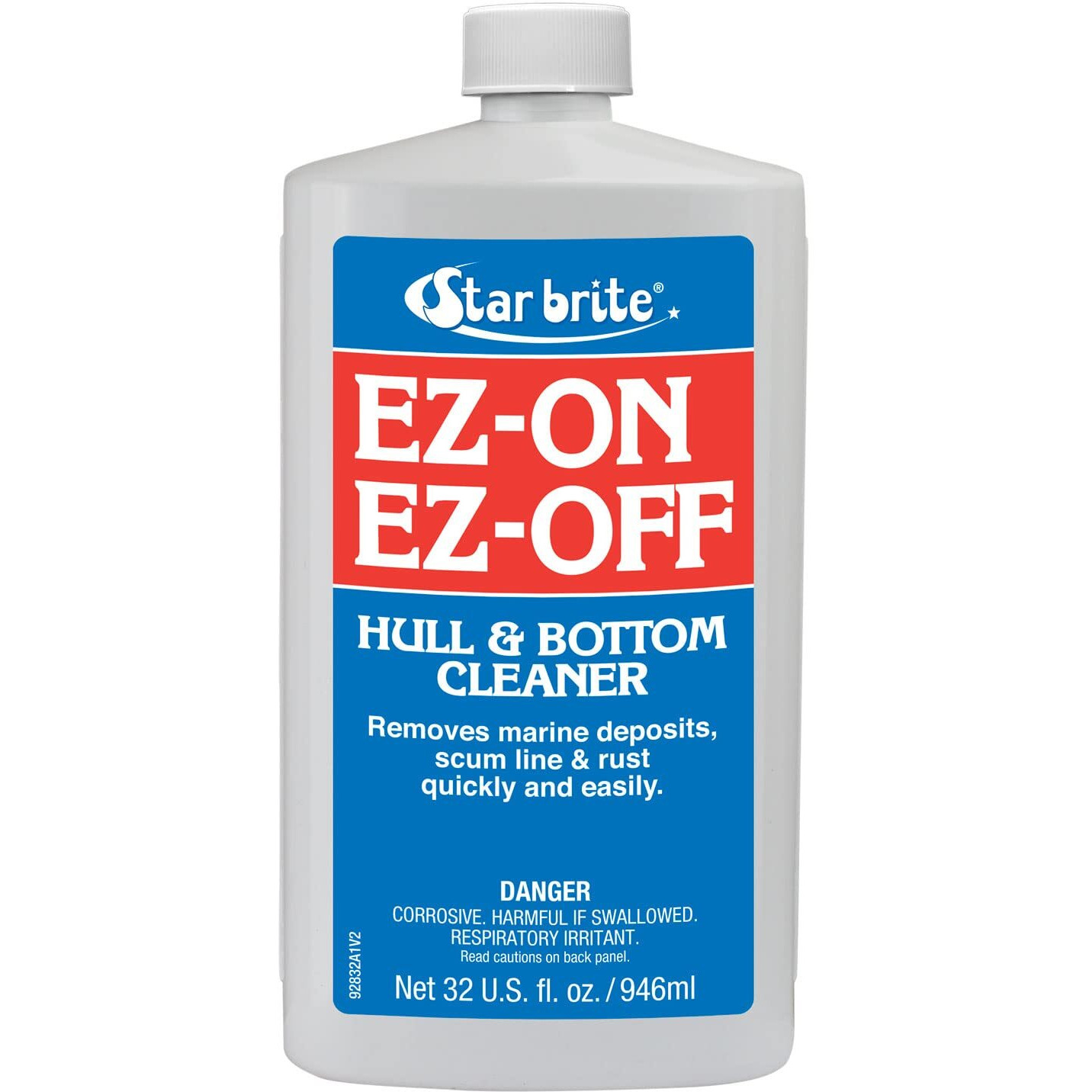 Star Brite Ez-On Ez-Off Boat Hull & Bottom Cleaner - Effortlessly Remove Stains And Restore Your Boat's Pristine Appearance - 32 Oz (092832)