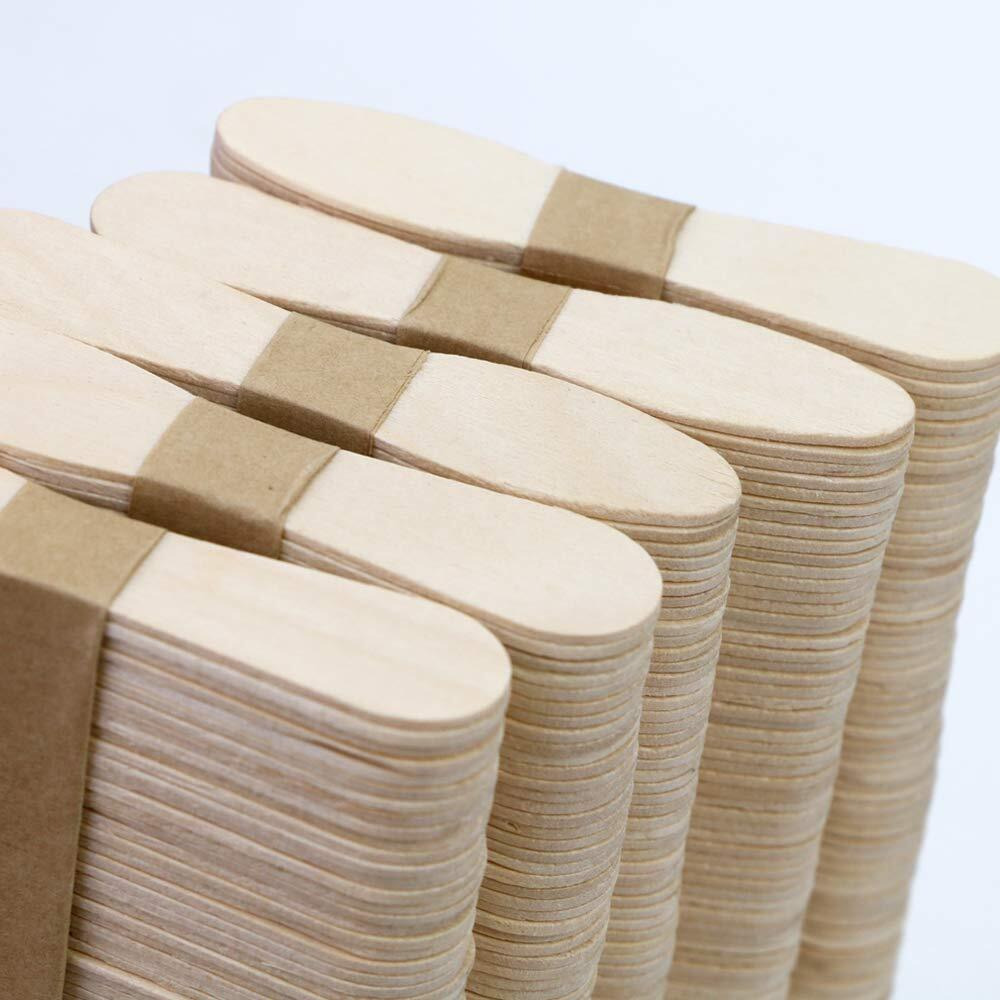 Czwestc Wooden Ice Cream Spoons  Mini Disposable Tasting Spoons Wooden  Small Dessert Spoons  Mini Spoons For Crafts  Tasting  Sampling (3 Inch) (500)