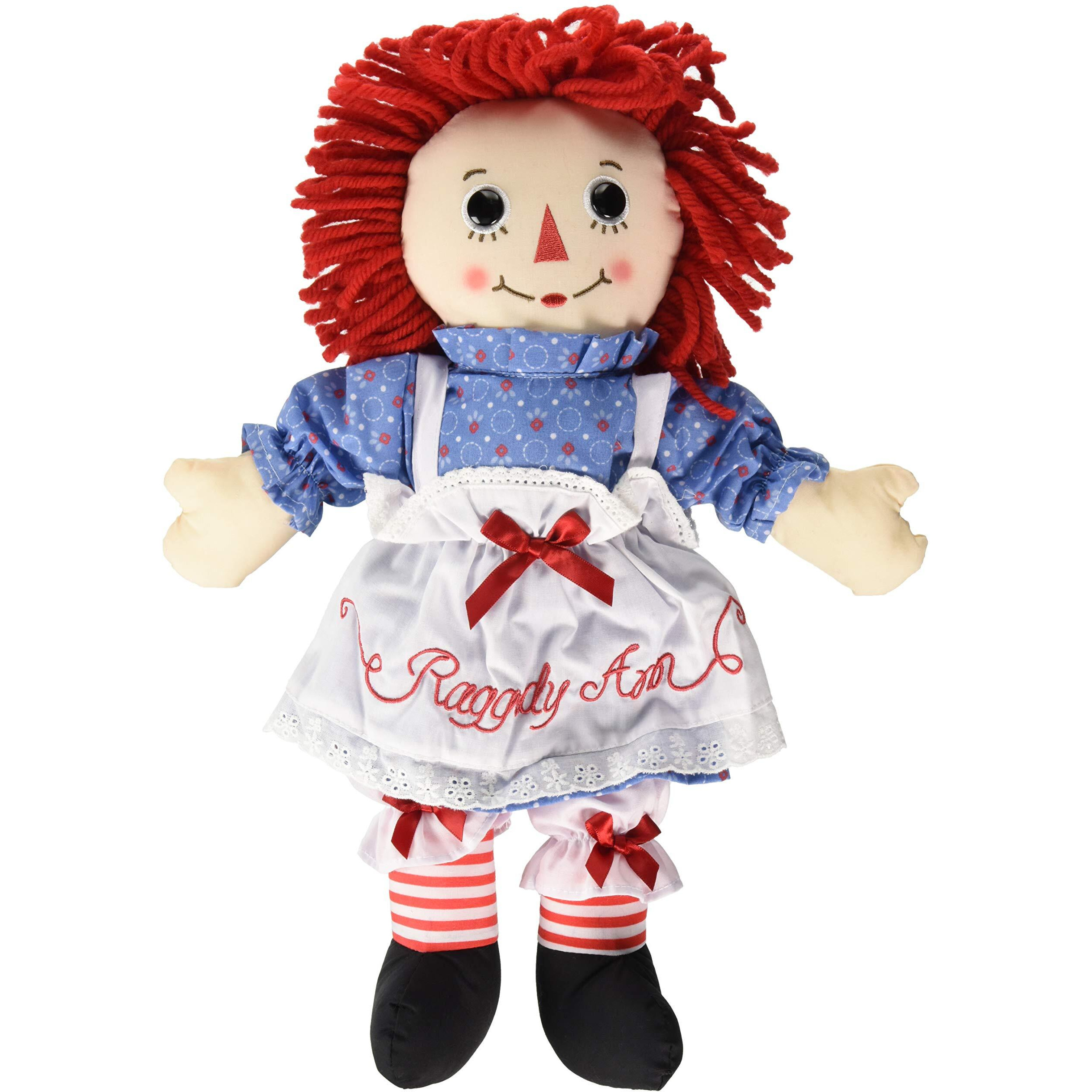 Bundle Of 2 Aurora Dolls - Large 16'' Classic Raggedy Ann And Raggedy Andy