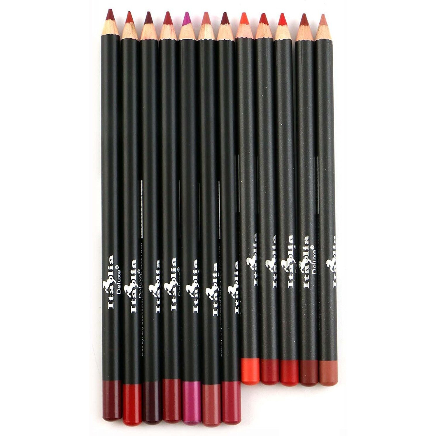 12Pc Italia Deluxe Ultra Fine Lip Liner Set Of 12 Color
