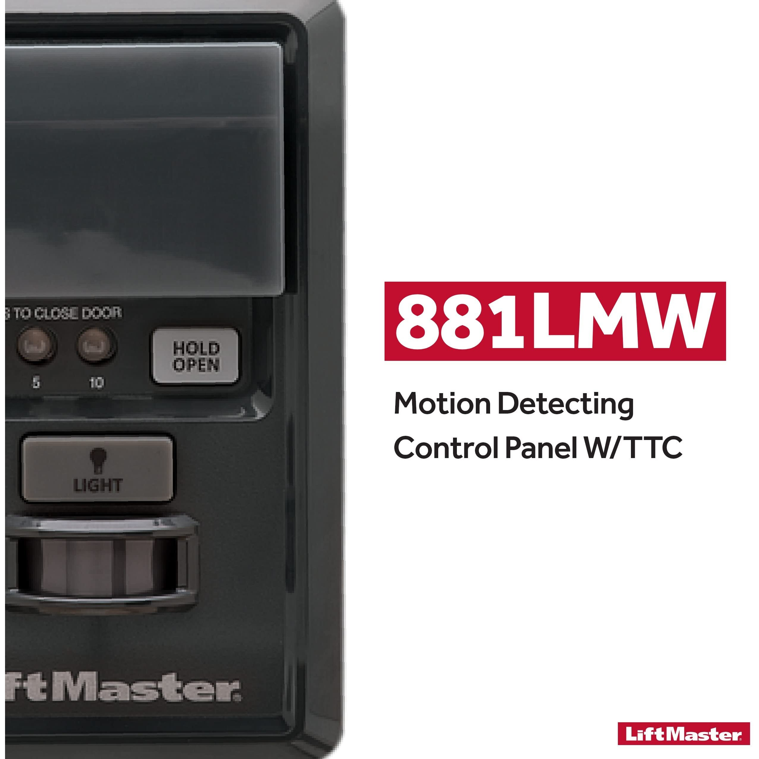 Liftmaster Garage Door Openers 881Lmw Motion Detecting Control Panel W/Ttc By Liftmaster