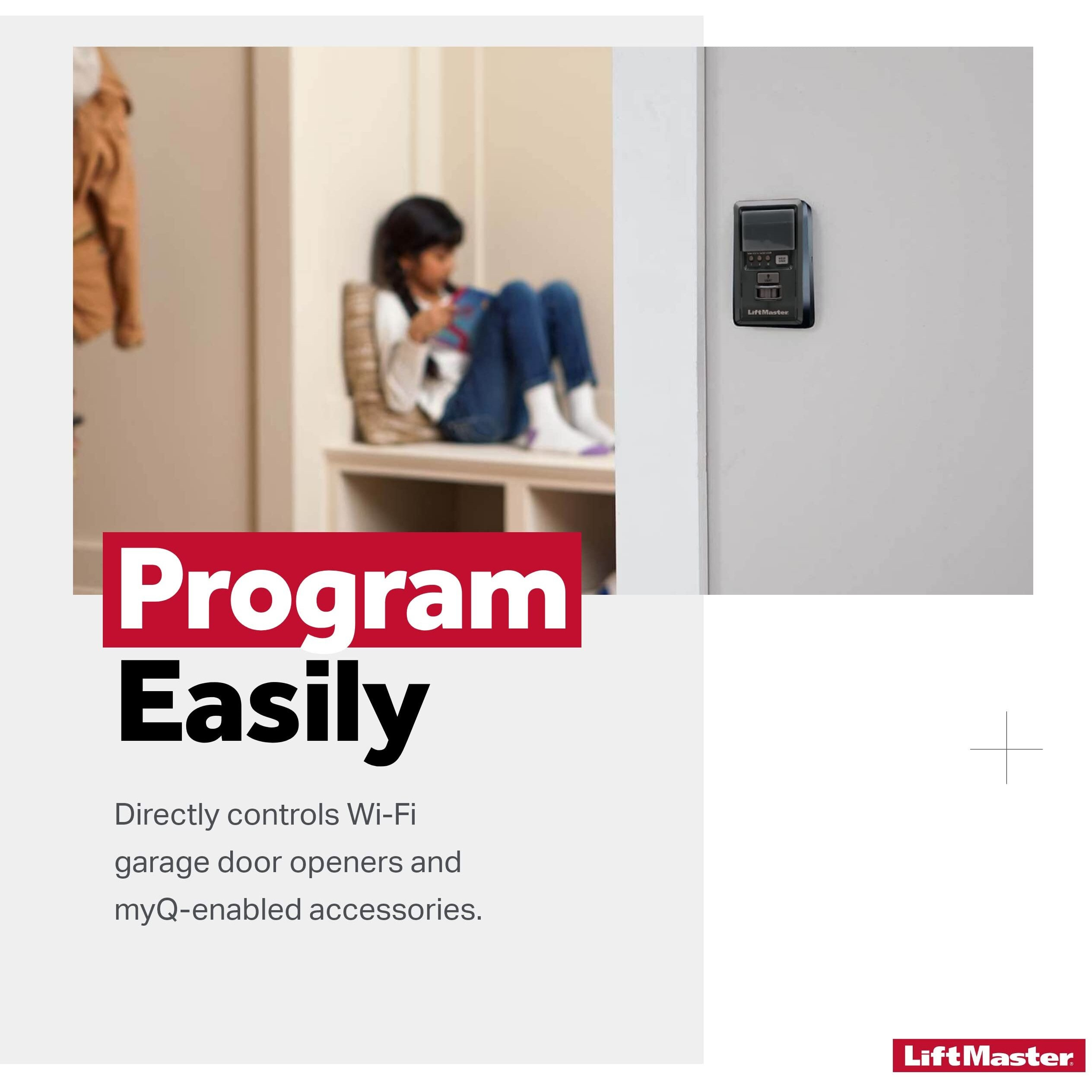 Liftmaster Garage Door Openers 881Lmw Motion Detecting Control Panel W/Ttc By Liftmaster