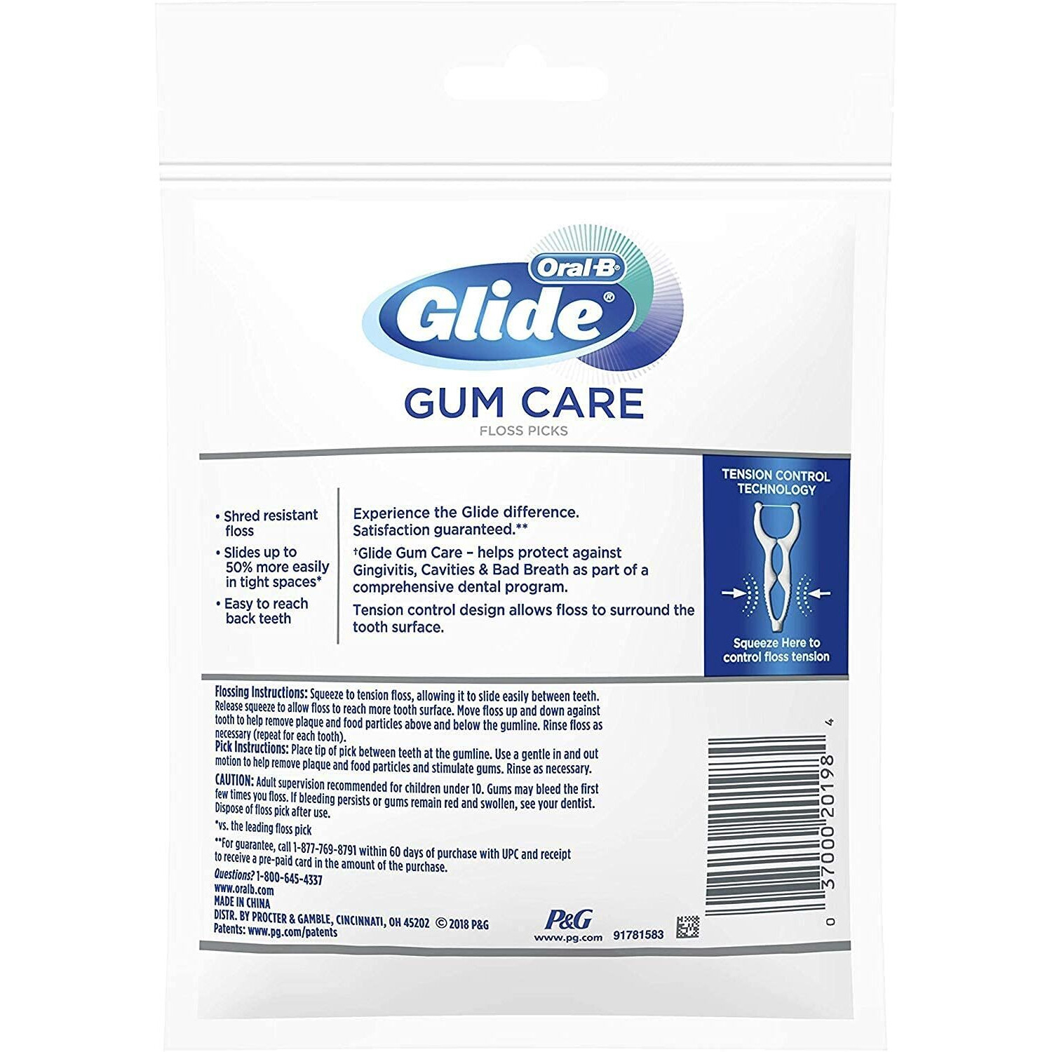 Glide Pro-Health Advanced Floss Picks 30 Ea (Pack Of 5)