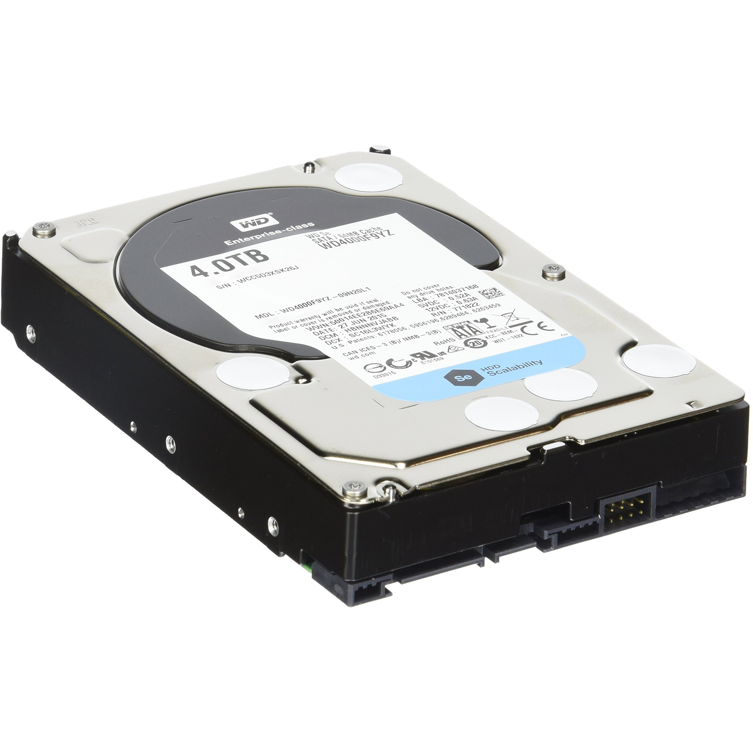 Wd Se 4Tb Datacenter Hard Disk Drive - 7200 Rpm Sata 6 Gb/S 64Mb Cache 3.5 Inch - Wd4000F9Yz