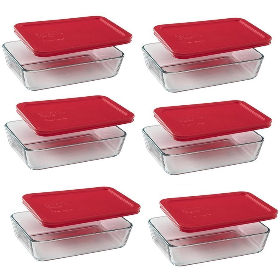 Pyrex 3-Cup Rectangle Food Storage Container