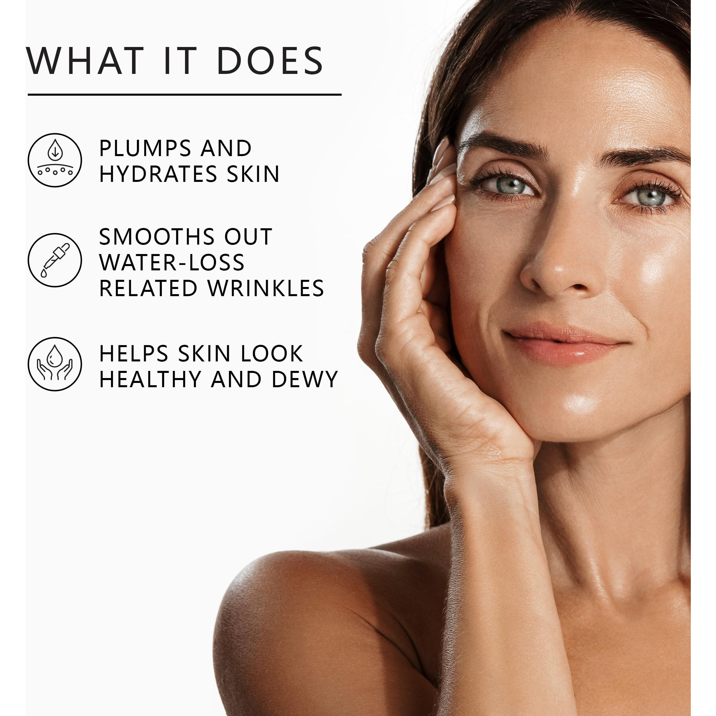 Asterwood Pure Hyaluronic Acid Serum For Face - Plumping  Anti-Aging & Hydrating - Fragrance-Free  Pairs Well With Vitamin C Face Serum & Hylunaric Acid Moisturizer  29Ml/1 Oz
