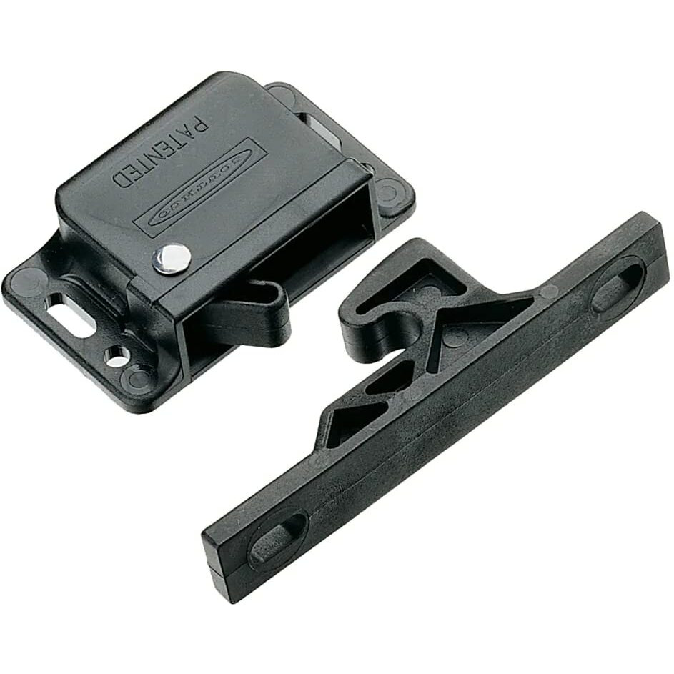 Southco Grabber Catch Latch - Side Mount - Black - Pull-Up Force 44N (10Lbf)