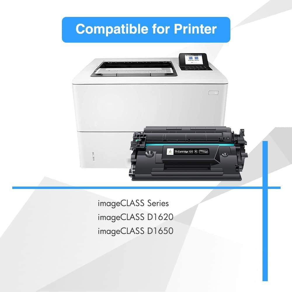 True Image Compatible Toner Cartridge Replacement For Canon 121 Crg-121 Crg121 For Canon Imageclass D1620 D1650 High Yield Ink Printer (Black  2-Pack)