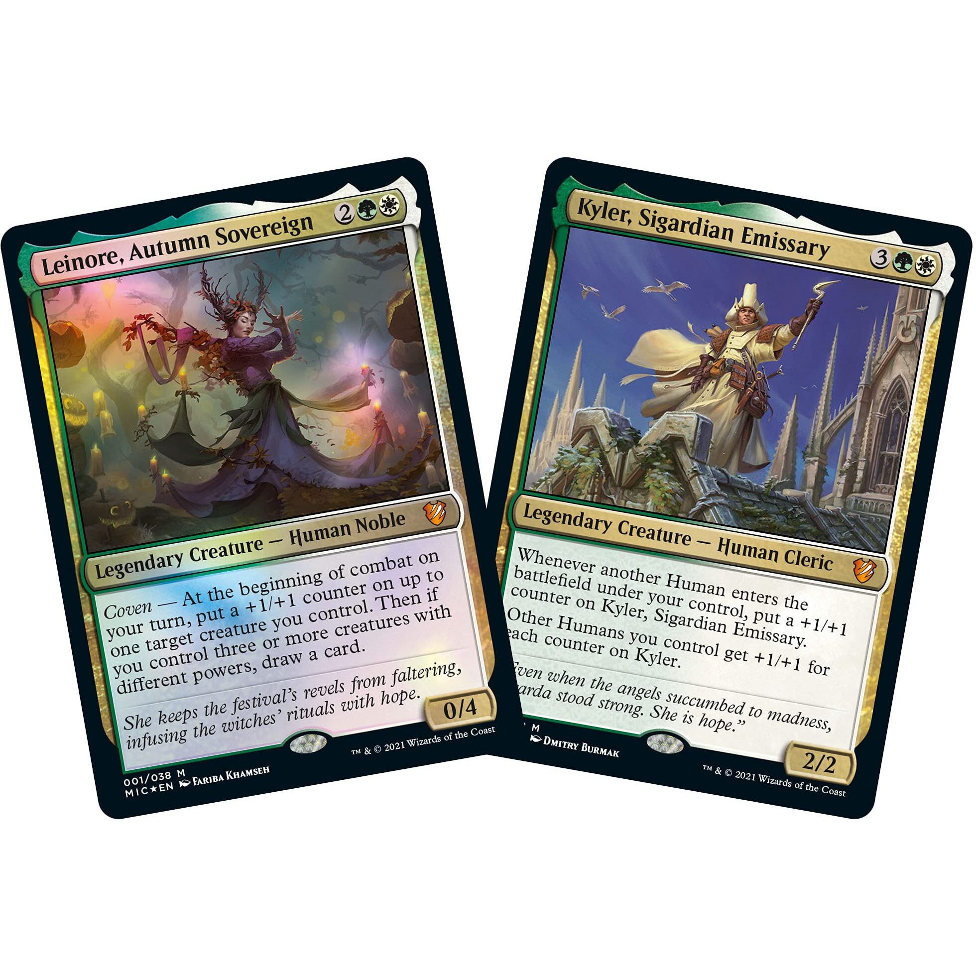 Magic The Gathering Innistrad Midnight Hunt Commander Deck - Coven Counters (Green-White)