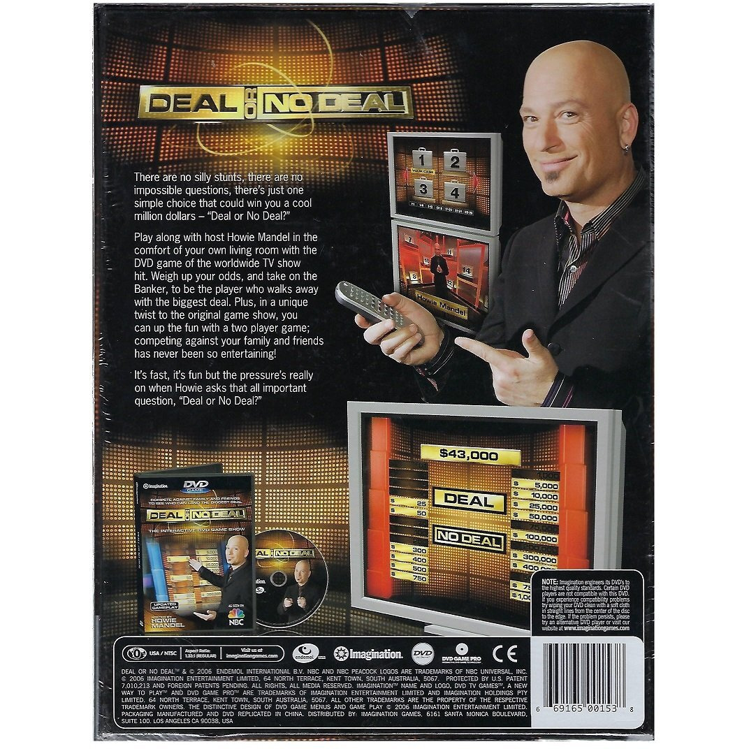 Imagination Entertainment Deal Or No Deal Dvd Game
