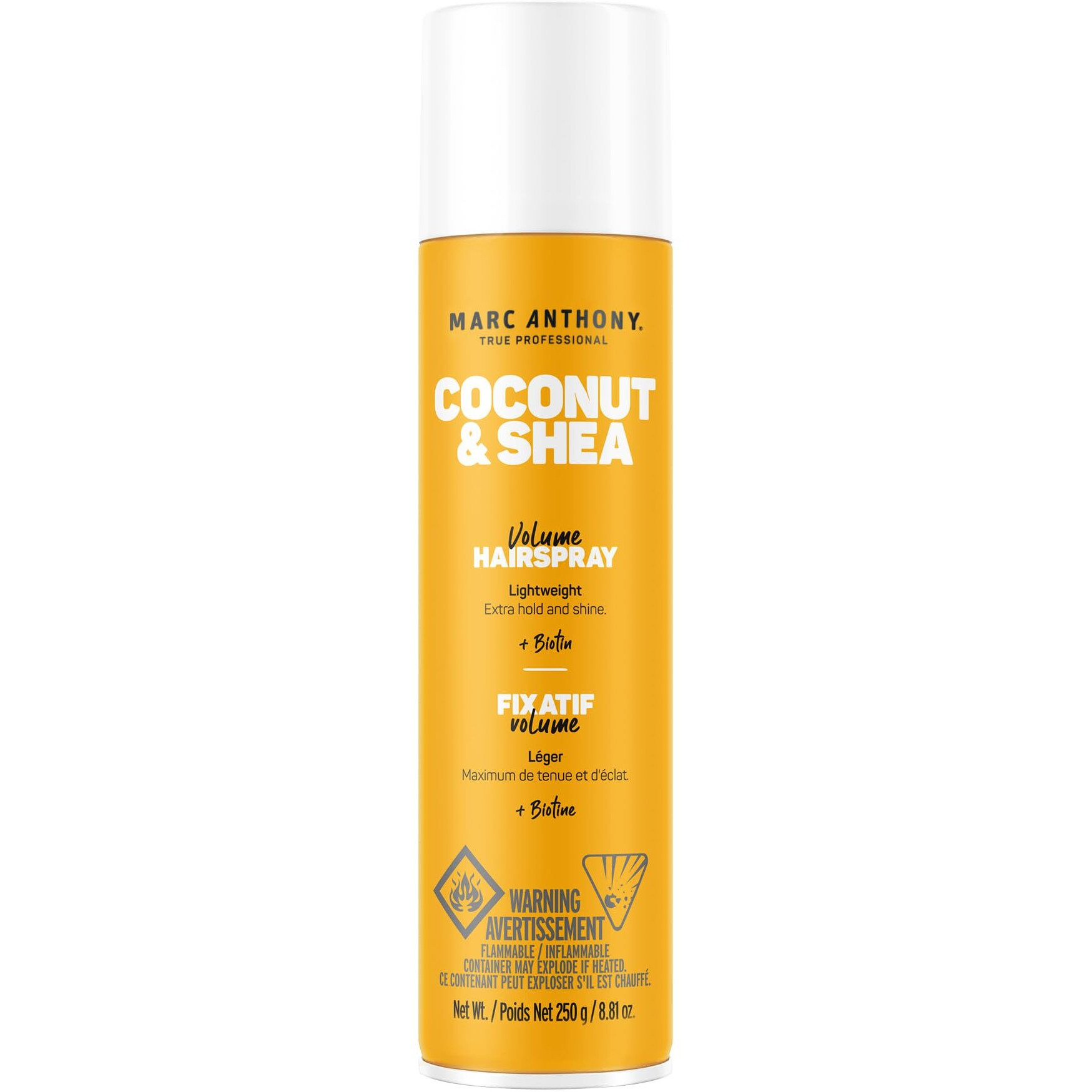 Marc Anthony Coconut Oil Volume Hairspray   Basic  8.8 Ounce