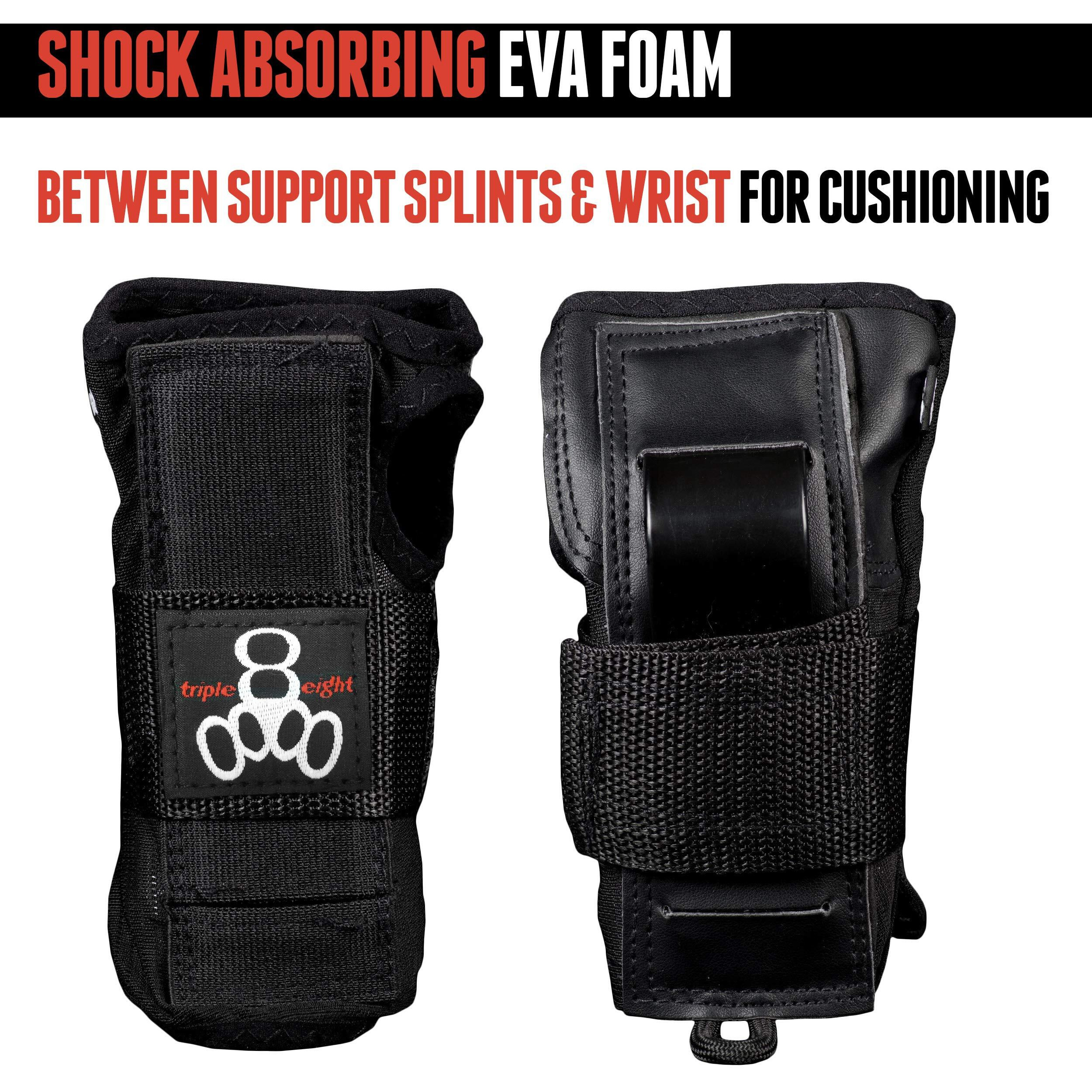 Triple Eight Saver Series Wristsaver Ii - Slide On Wrist Guard (Black  Large)