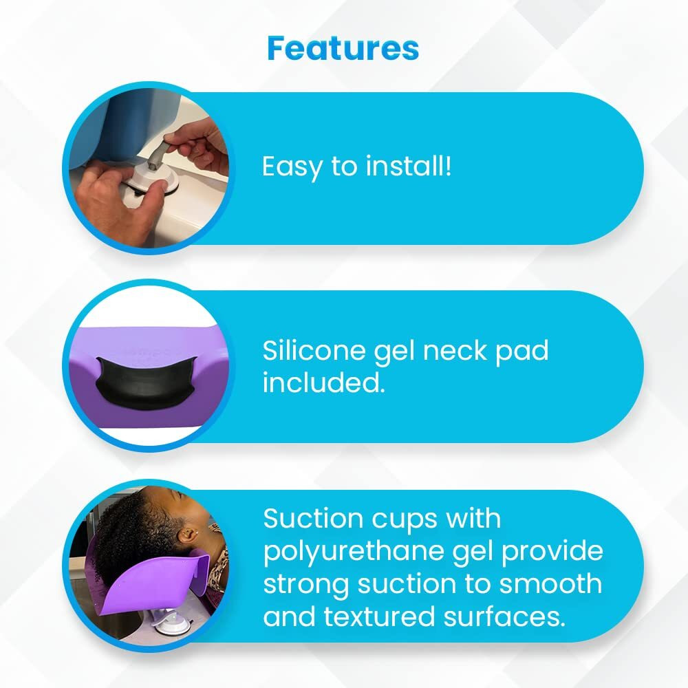 Shampoo Buddy Portable Hair Wash Basin For Children  Toddlers  Kids  Teens | Portable Shampoo Bowl For Use On Bathtub Or Sink | Tear-Free Rinser (Blue)