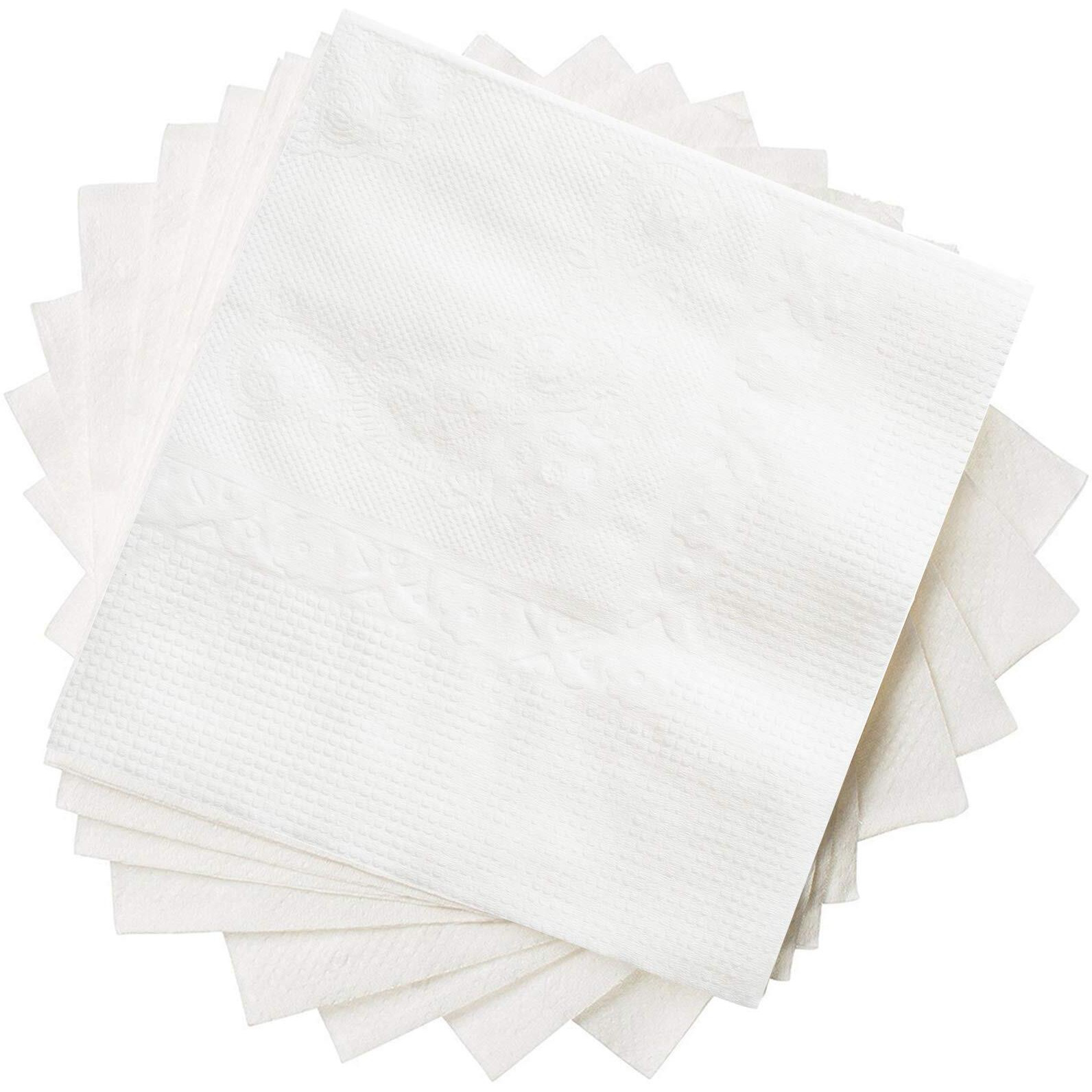 Gusto [500 Count - 4.5 X 4.5 Folded] White Beverage Napkins - 1-Ply Bulk Cocktail Napkins  Restaurant Bar Paper Napkins And Party Napkins - 9X9 Unfolded (Formerly Comfy Package)