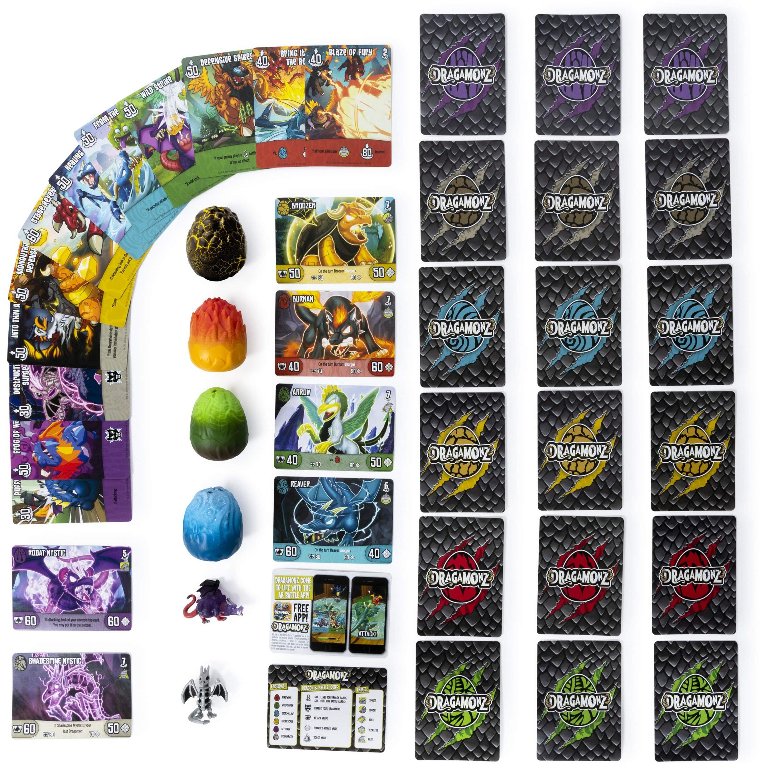 Dragamonz  Ultimate Dragon 6 Pack  Collectible Figure & Trading Card Game  For Kids Aged 5 & Up