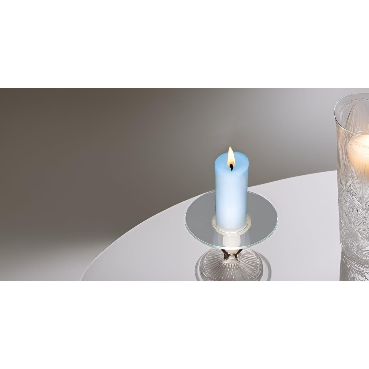 Biedermann & Sons Glass Bobeches  Clear  12-Count  Piece