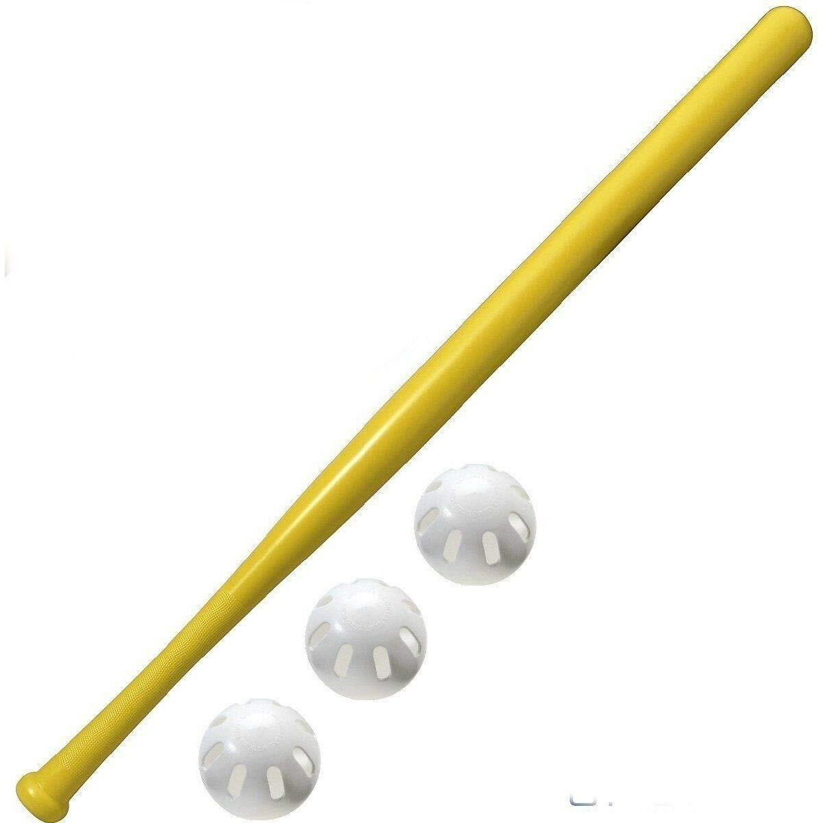 Wiffle 32' Bat And 3 Baseball Set Bundle