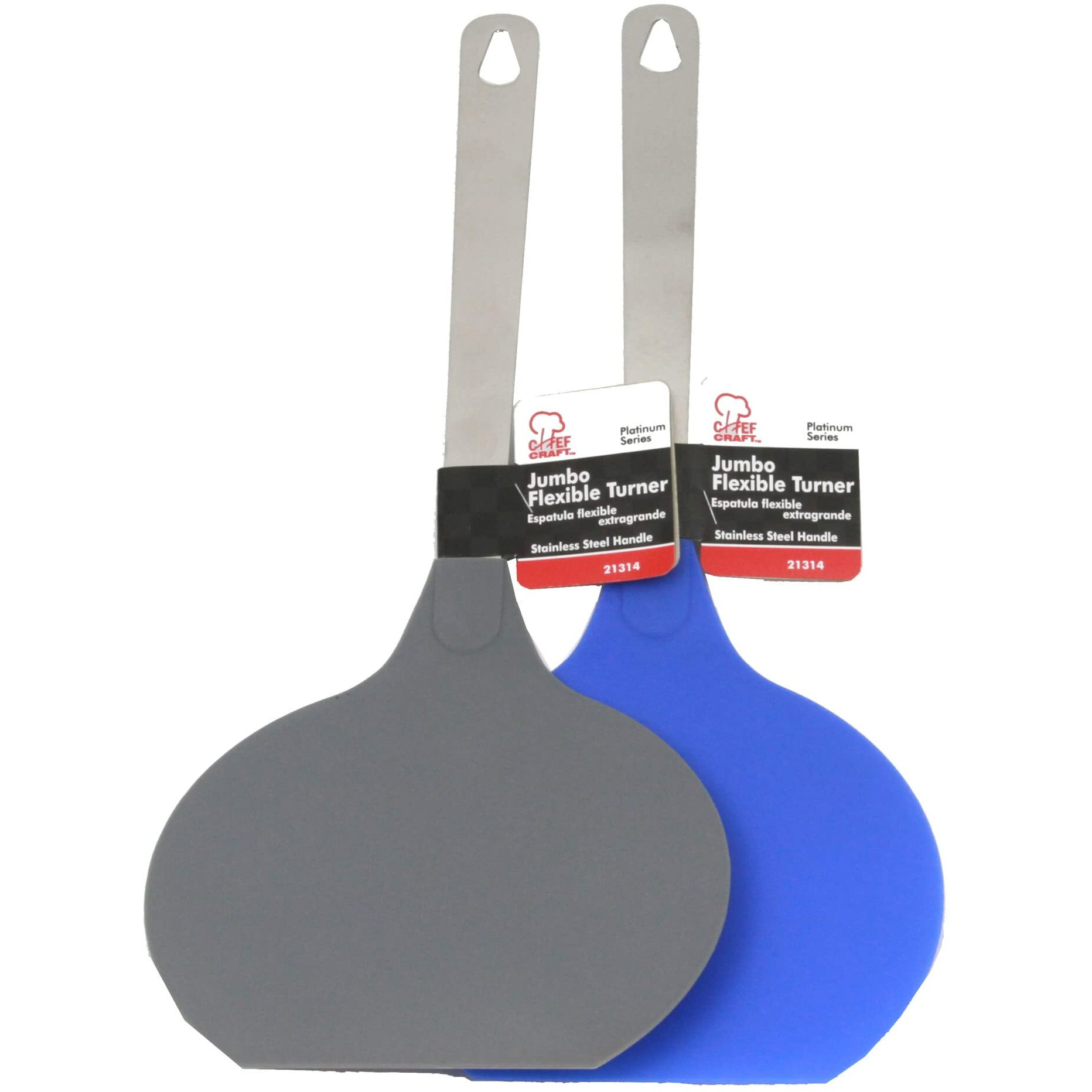 Chef Craft Select Nylon Jumbo Flexible Turner  14.5 Inches In Length  Color May Vary