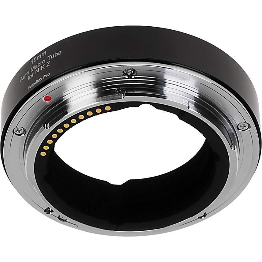 Fotodiox Pro Automatic Macro Extension Tube  15Mm Section - For Nikon Z-Mount Milc Cameras For Extreme Close-Up Photography