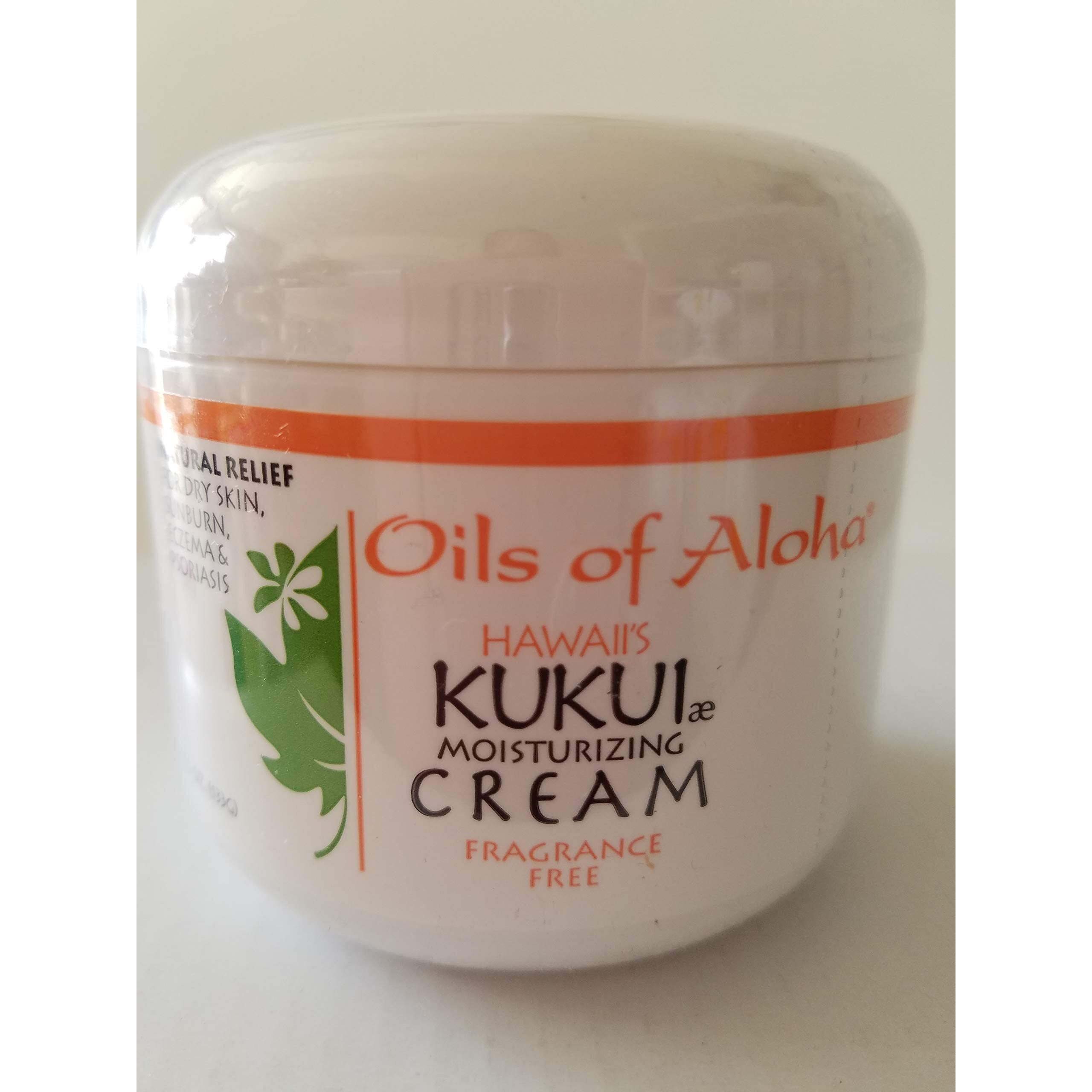 Oils Of Aloha Kukui Moisturizing Cream - 4 Oz. Fragrance Free