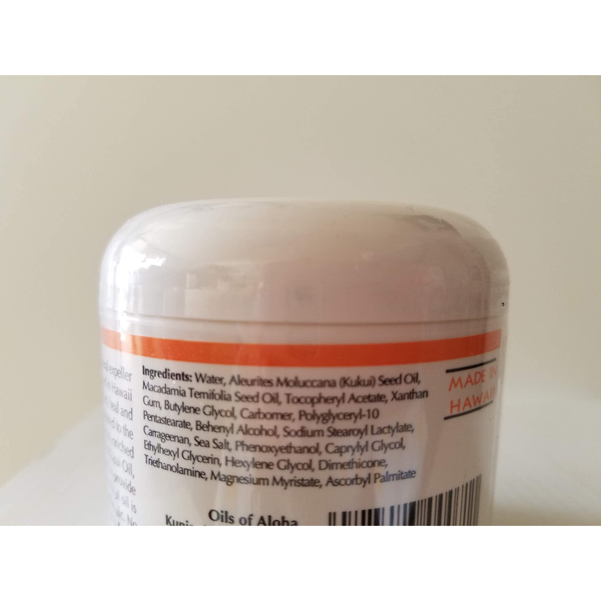 Oils Of Aloha Kukui Moisturizing Cream - 4 Oz. Fragrance Free