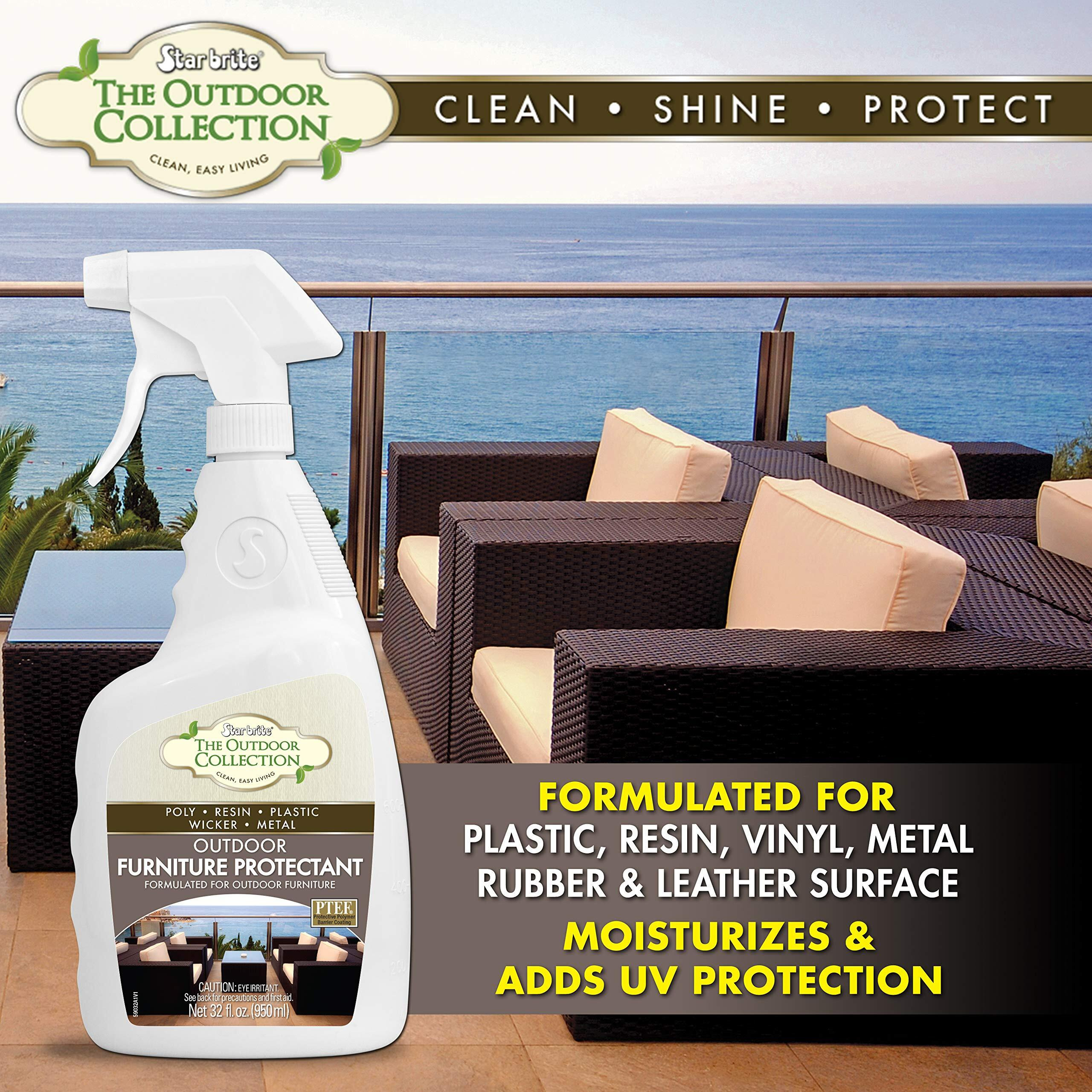 Star Brite Outdoor Collection Furniture Protectant Spray For Backyard Patio Chairs  Couches  & Outside Furniture  32 Ounces (59032)