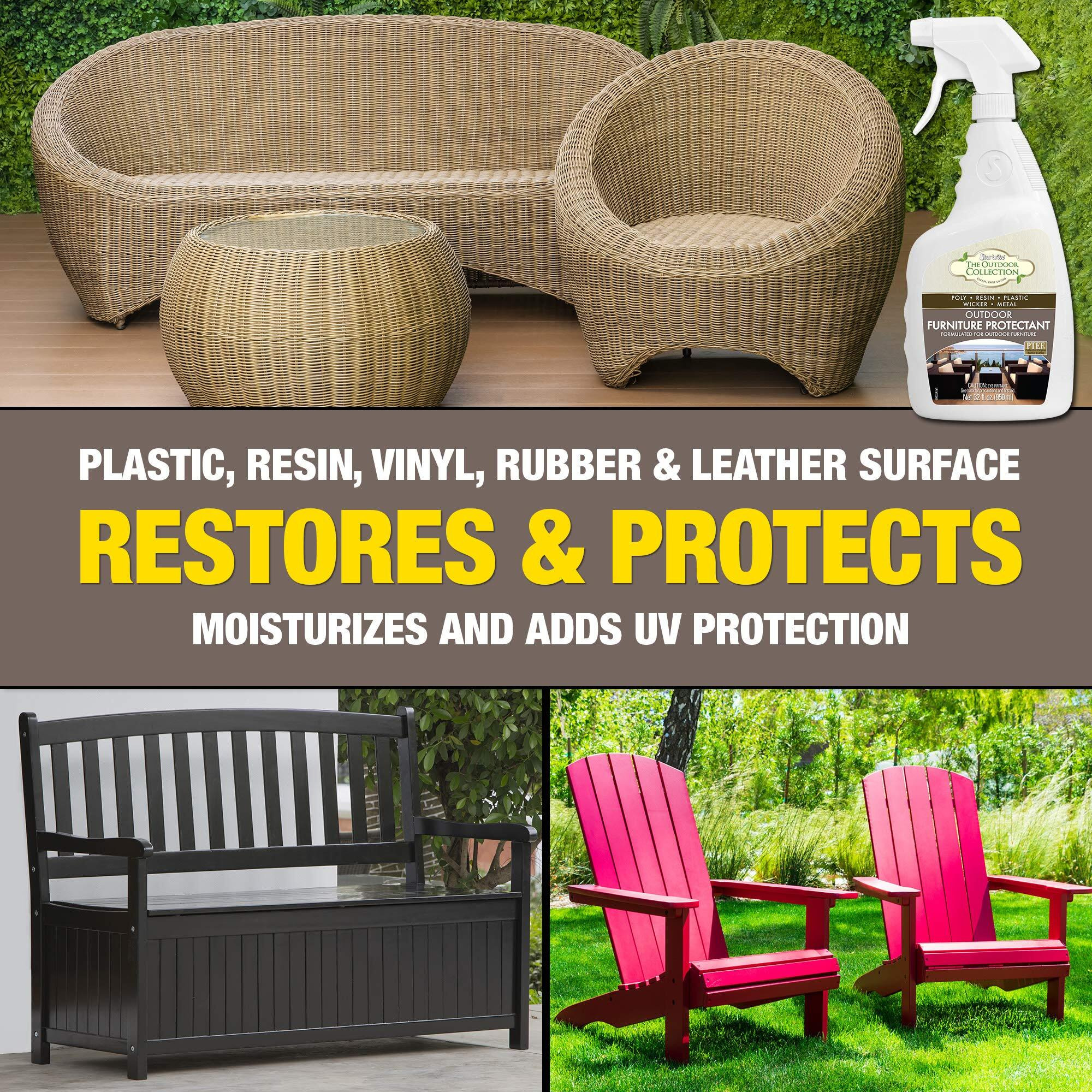 Star Brite Outdoor Collection Furniture Protectant Spray For Backyard Patio Chairs  Couches  & Outside Furniture  32 Ounces (59032)