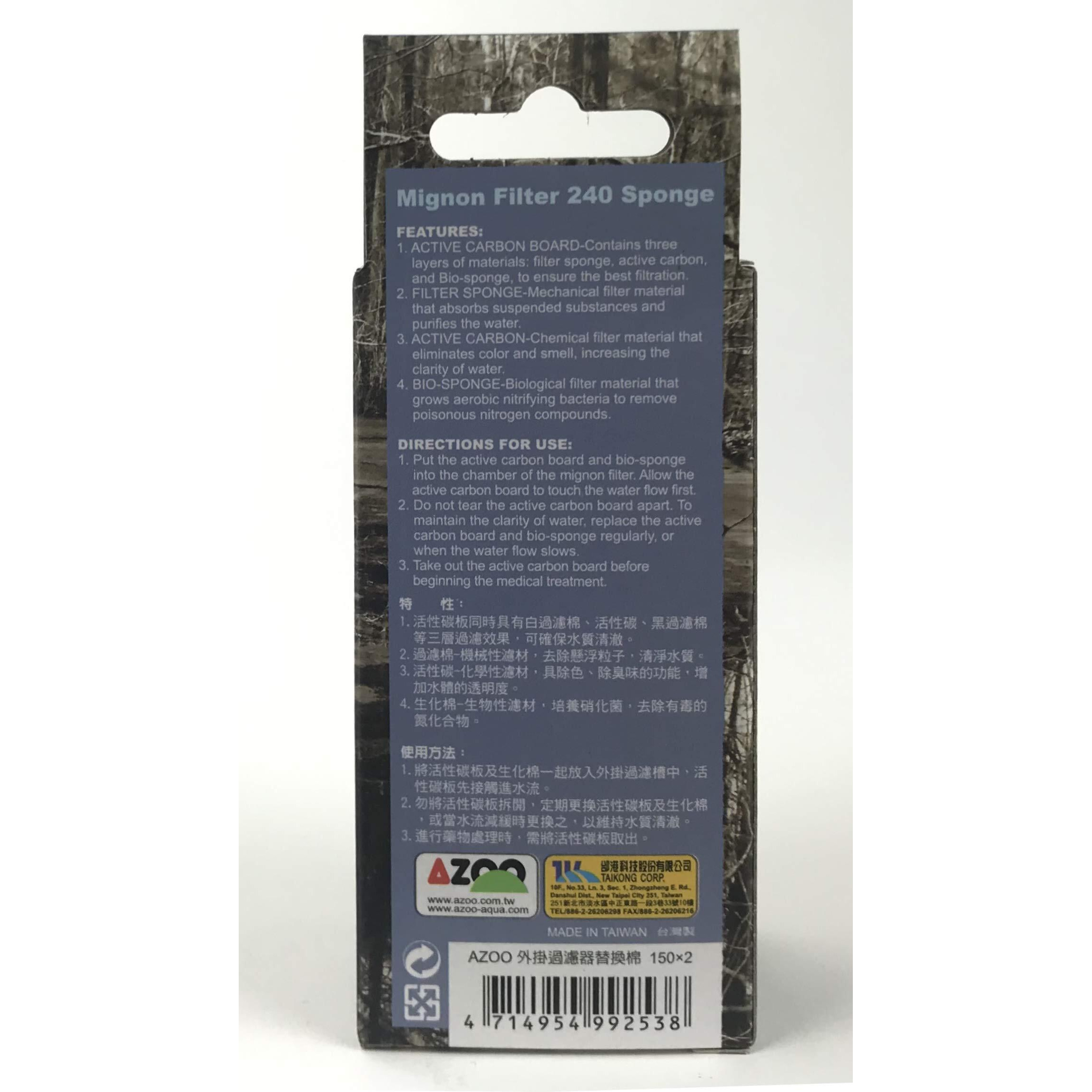 Azoo Mignon Power Filter 150 Replacement Pad