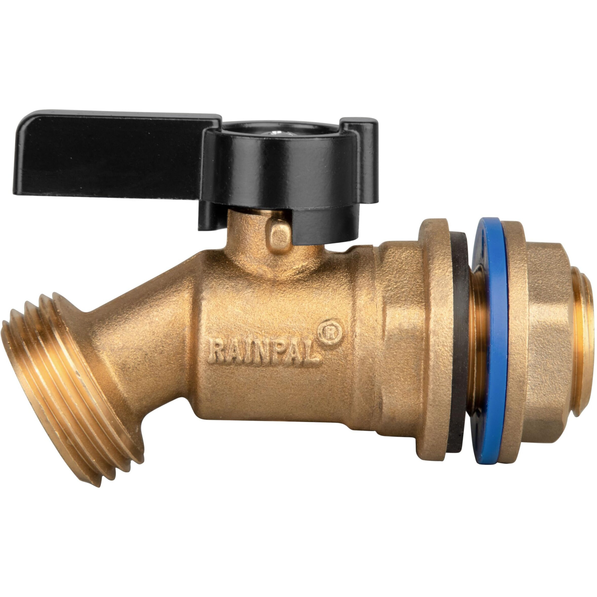 Rainpal Rbs005 Brass Water Container/Rain Barrel Quarter Turn Spigot(Lf Compliant  For Open Top Barrels)
