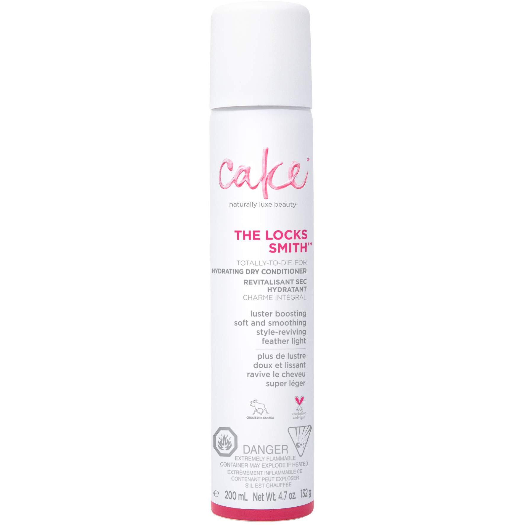 Cake Beauty The Locks Smith Dry Styling  Hydrating Dry Conditioner Spray White  4.7 Ounce (Pack Of 1)