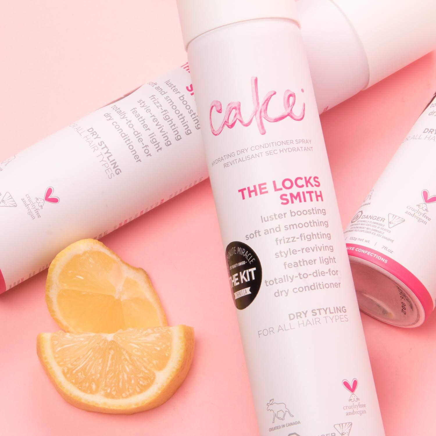 Cake Beauty The Locks Smith Dry Styling  Hydrating Dry Conditioner Spray White  4.7 Ounce (Pack Of 1)