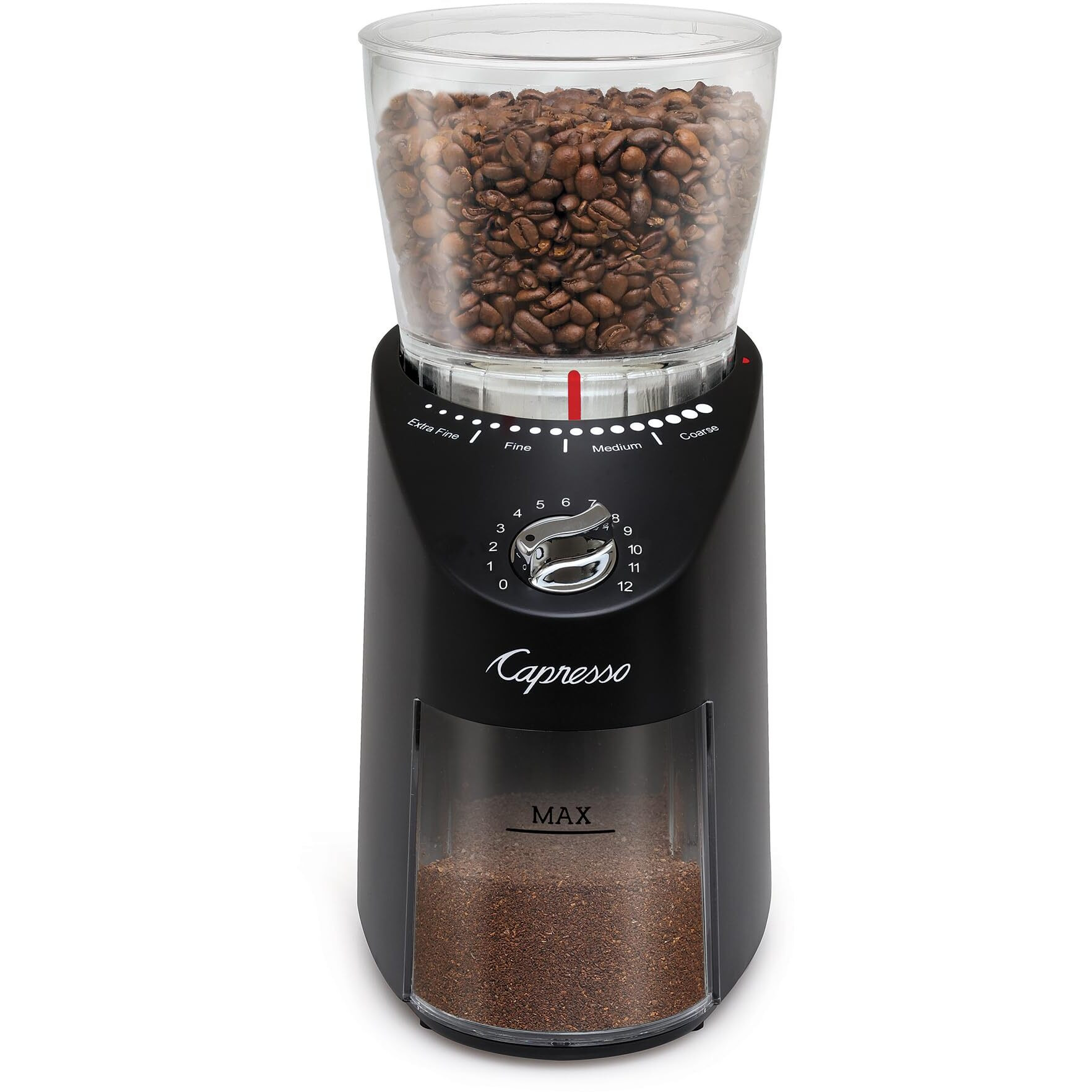 Capresso Infinity Plus Black Conical Burr Grinder
