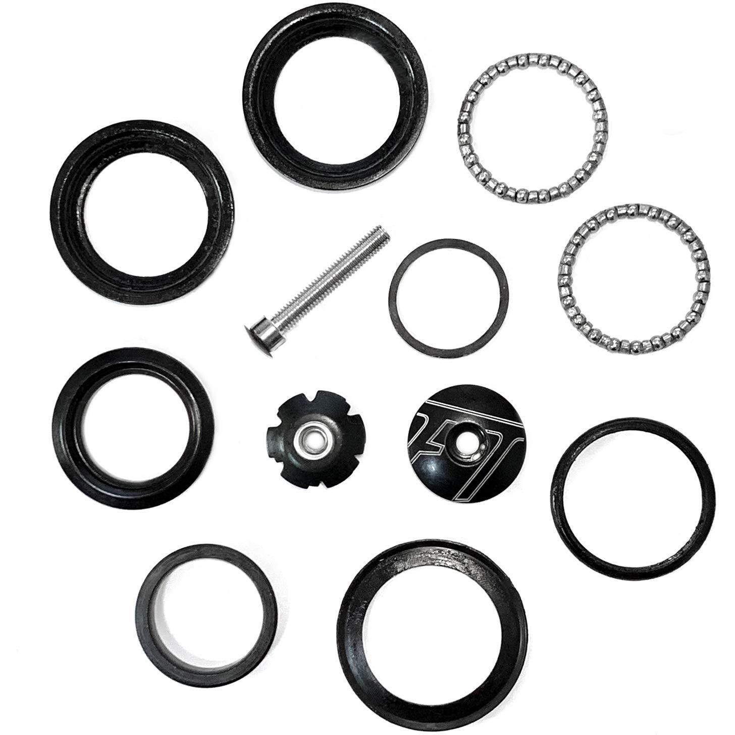 Farbetter 1-1/8"" Heavy Duty Headset Top Cap Bearings  34Mm/ 44Mm Diameter Threadless Stem Tapered Sealed Bmx Bearing Nuts (44Mm)