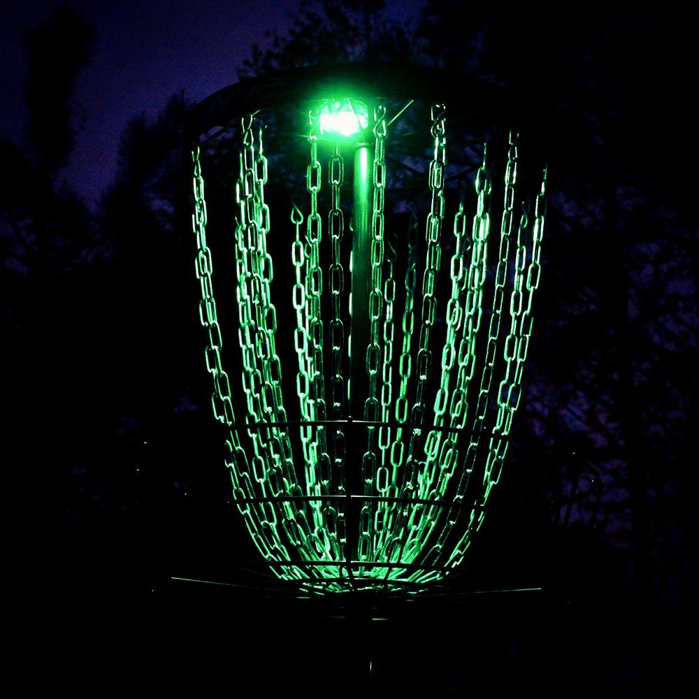 Mvp Disc Sports Lunar Module Led Disc Golf Basket Light