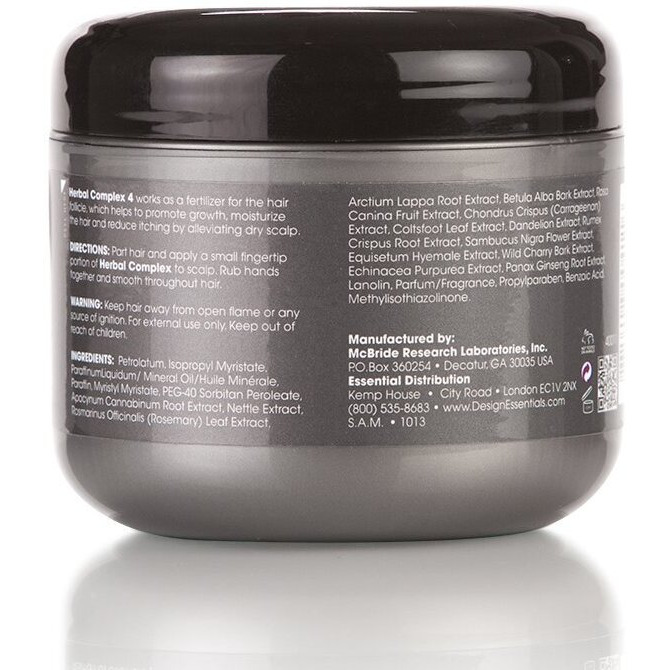 Design Essentials Herbal Complex 4 Hair & Scalp Treatment - 4 Oz