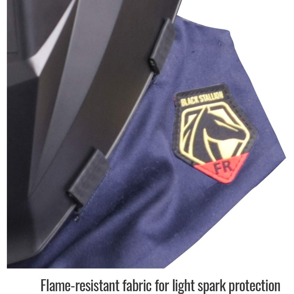 Black Stallion Ah2140-Ns Fr Wraparound Helmet Bib