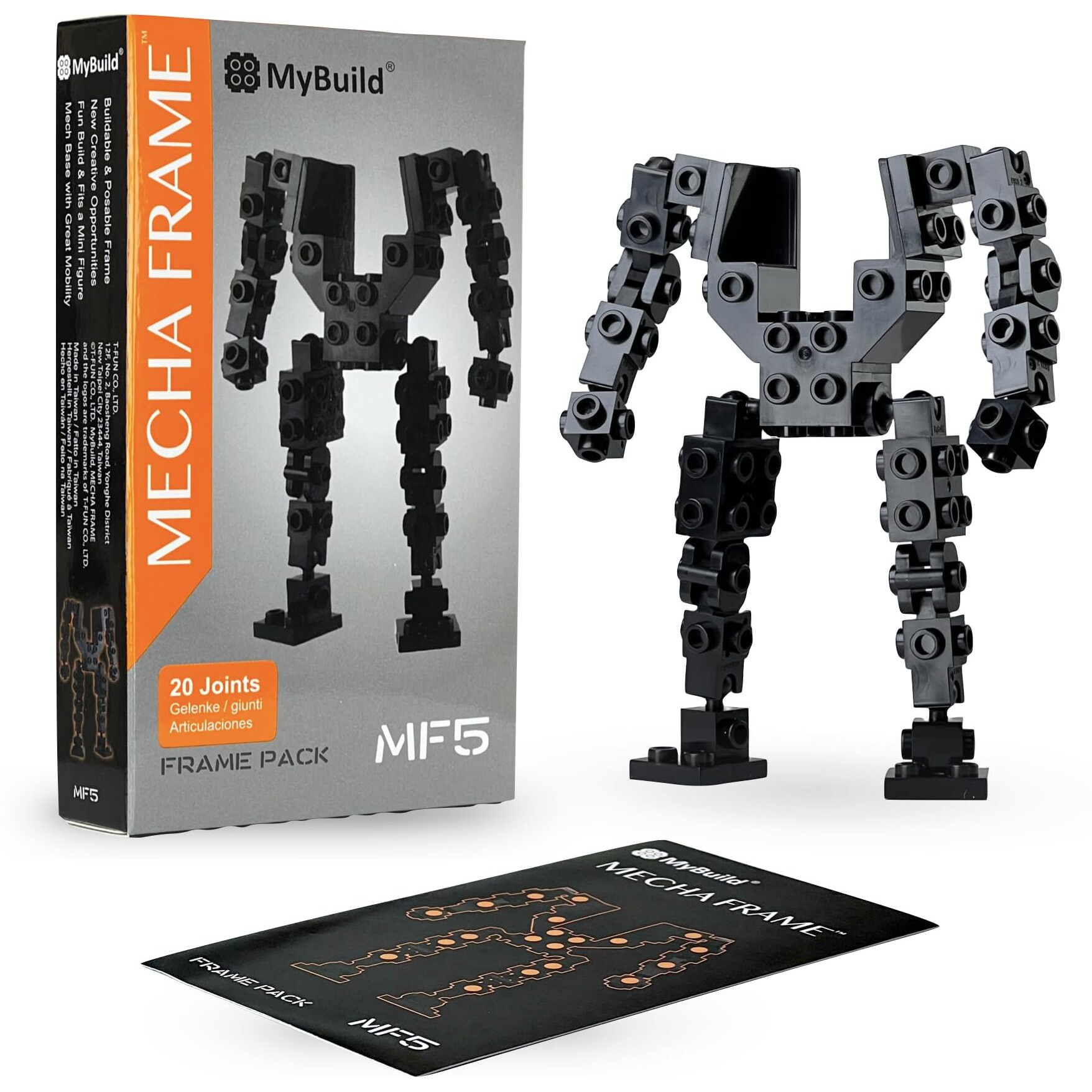 Mybuild Mecha Frame Pack Mf5 - Build And Customize Your Own Mech With Ease  Recommended For Aged 10+