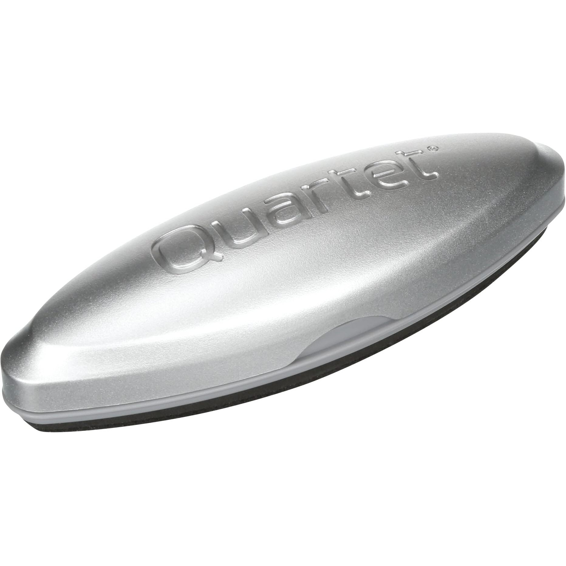 Quartet Glass Dry Erase White Board Eraser  Magnetic  Whiteboard Eraser  Silver (Sfeb3)