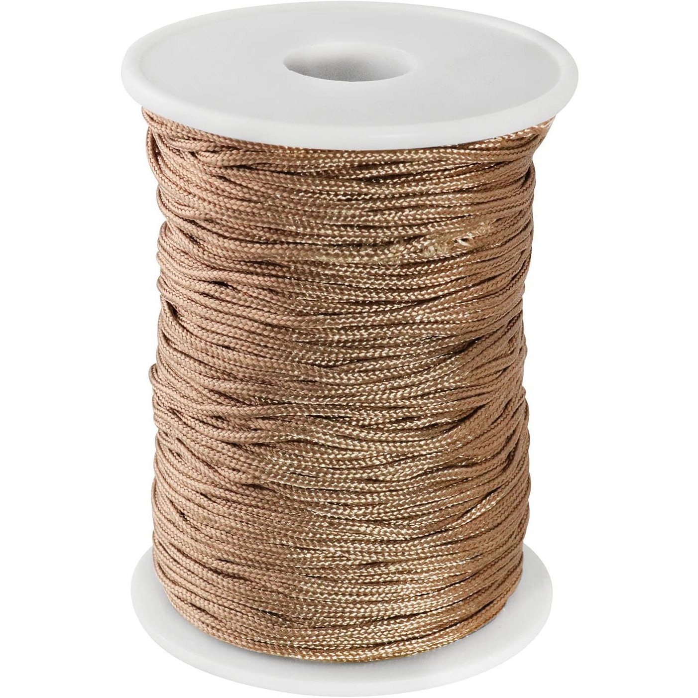 Zzlzx Brown Braided Nylon Lift Shade Cord Sunshade Lifting Rope 2Mm Braided Lifting Rope For Venetian Blind Repair And Diy Handicraft Projects