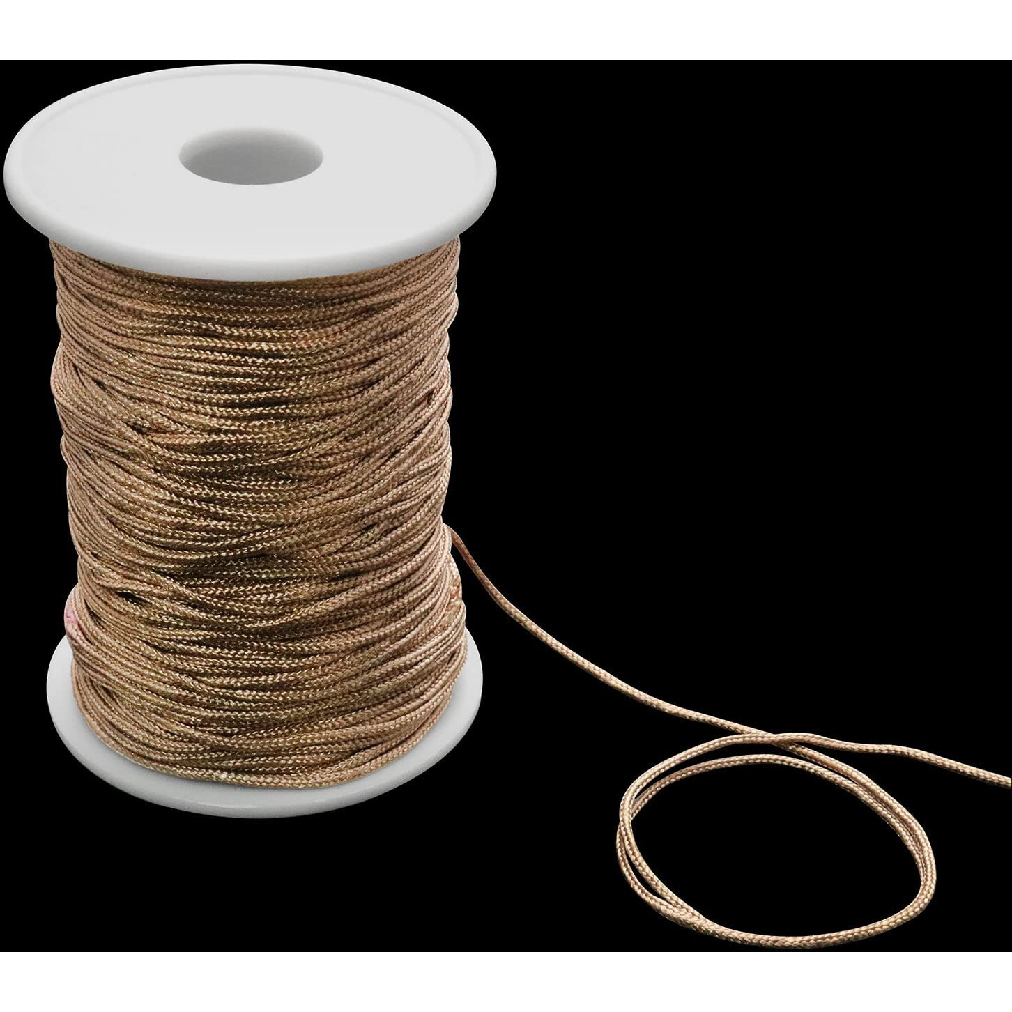 Zzlzx Brown Braided Nylon Lift Shade Cord Sunshade Lifting Rope 2Mm Braided Lifting Rope For Venetian Blind Repair And Diy Handicraft Projects