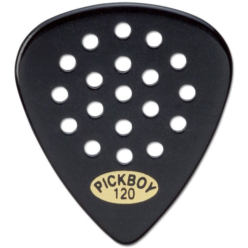 Pickboy Pos-A-Grip  Black  Cellulose  1.20Mm  10 Picks