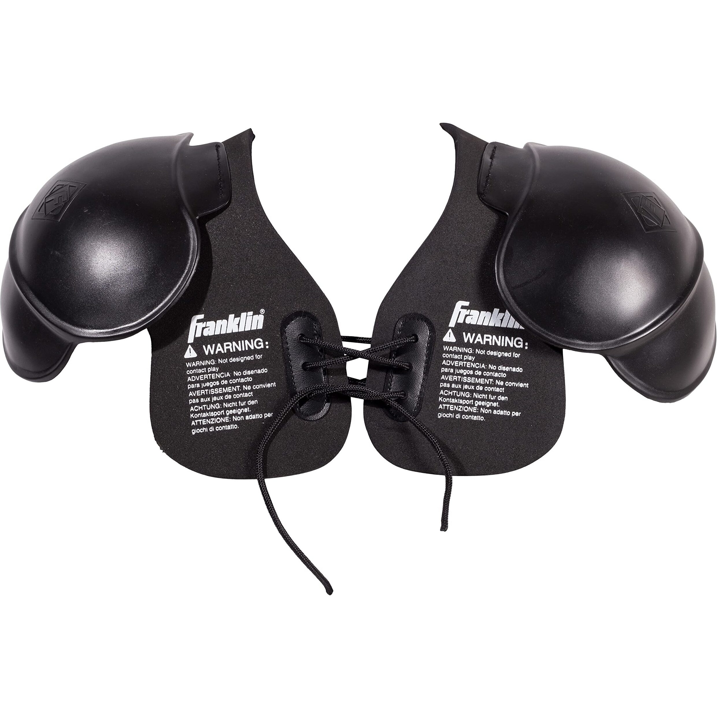 Franklin Sports Kids Costume Football Shoulder Pads - Lightweight Dress Up Shoulder Pads For Youth + Toddlers - Perfect For Halloween Football Costumes