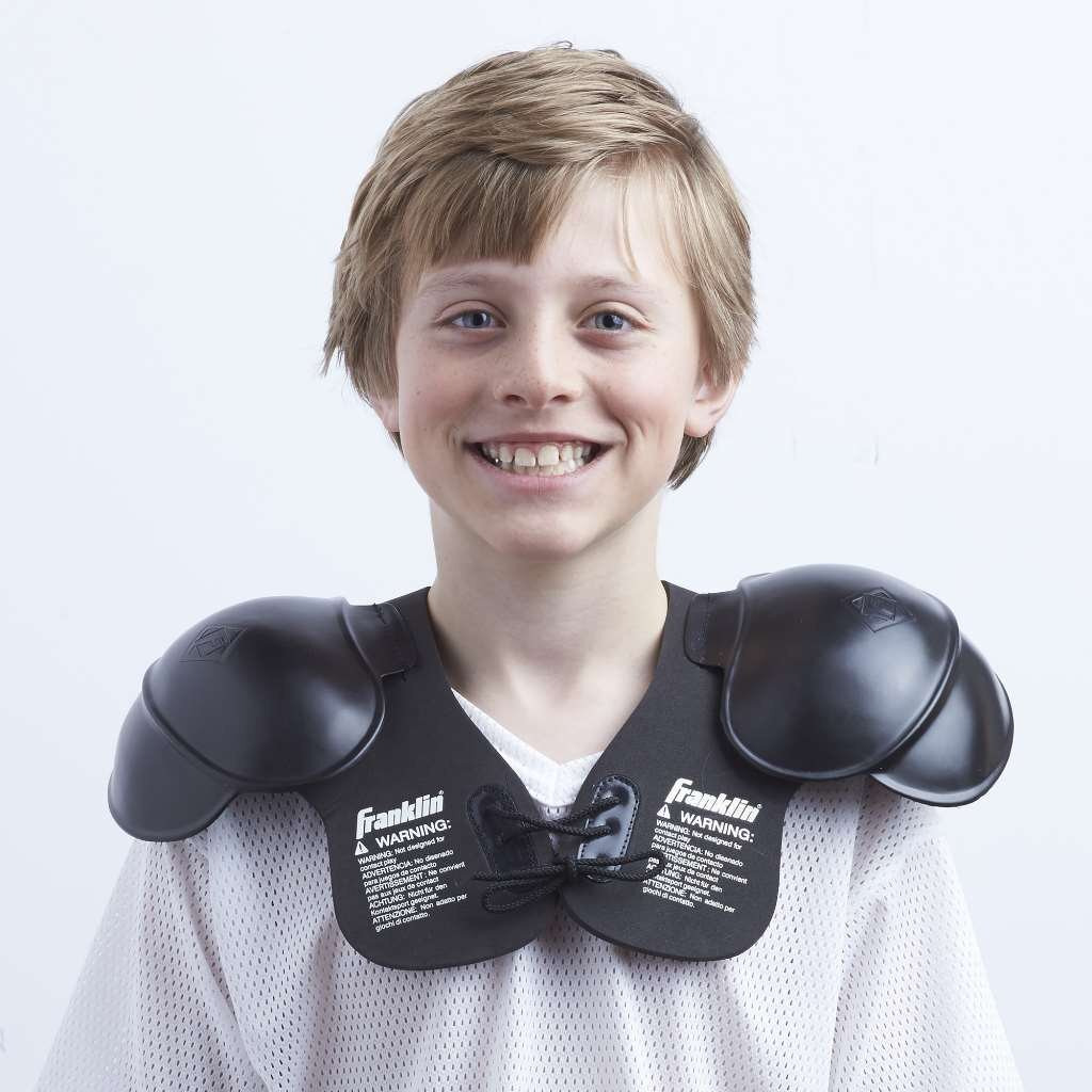 Franklin Sports Kids Costume Football Shoulder Pads - Lightweight Dress Up Shoulder Pads For Youth + Toddlers - Perfect For Halloween Football Costumes