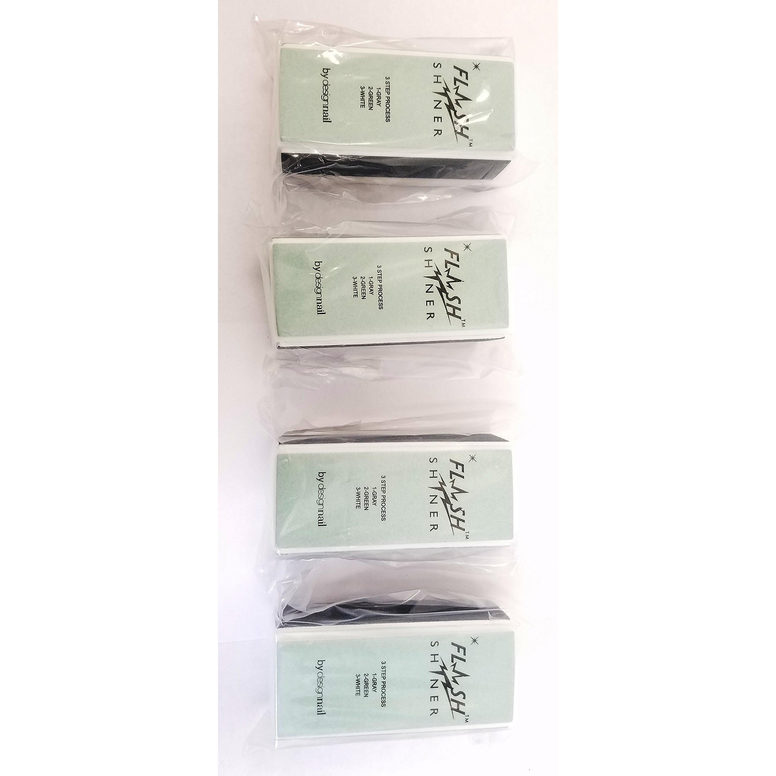 Flash Shiner Nail Buffer 3 Ways - (New Look) - (Pack Of 4)