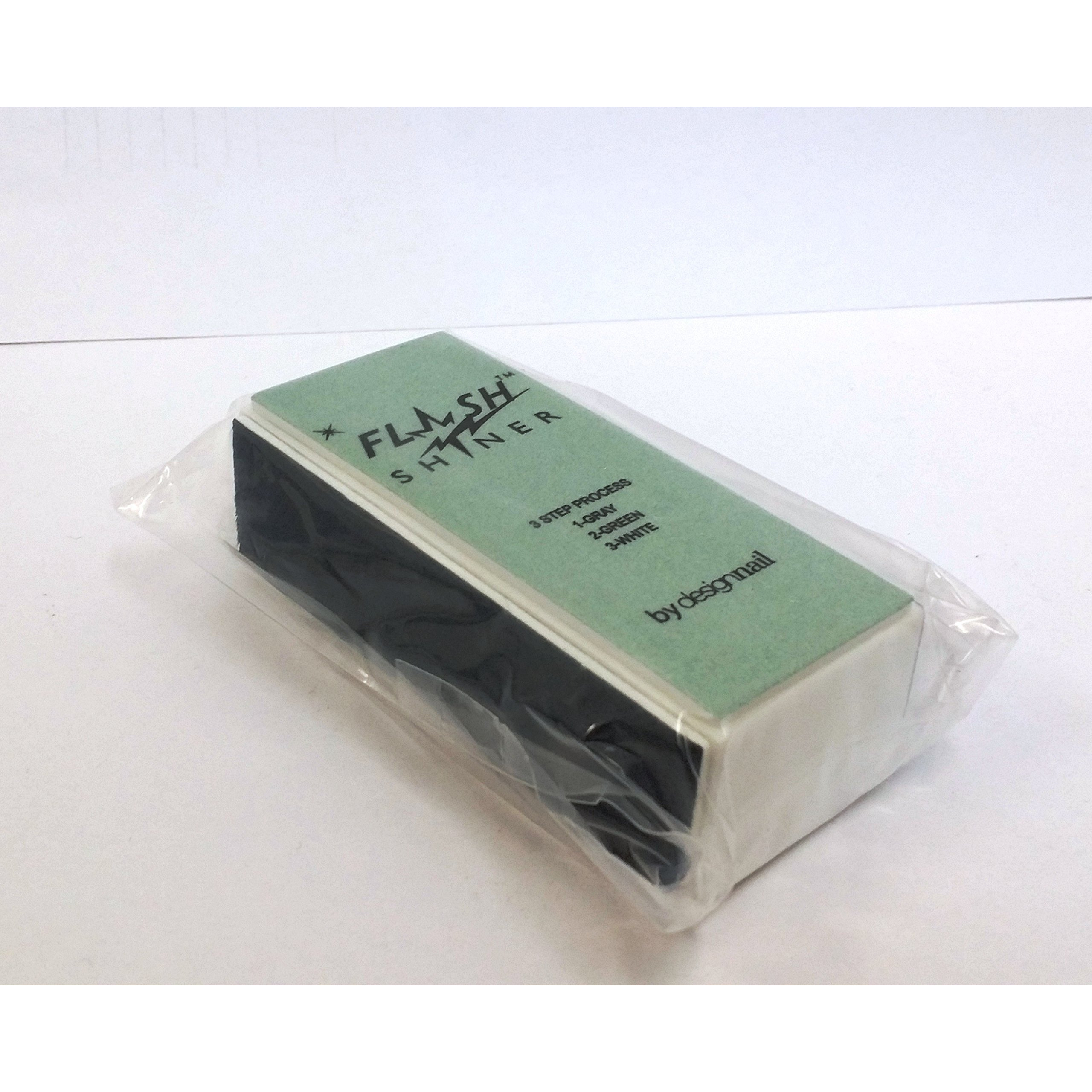 Flash Shiner Nail Buffer 3 Ways - (New Look) - (Pack Of 4)