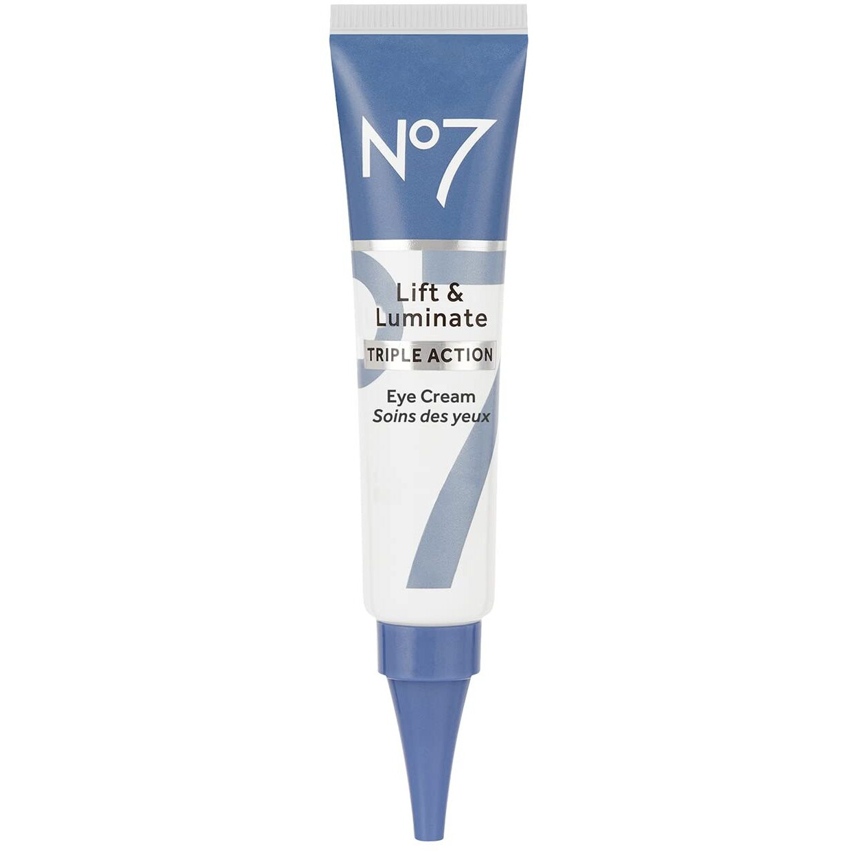 No7 Lift & Luminate Triple Action Eye Cream - Anti-Aging Under Eye Cream For Dark Circles  Puffiness & Wrinkles - Formulated With Vitamin C To Brighten And Refresh Tired Eyes (0.5 Fl Oz)