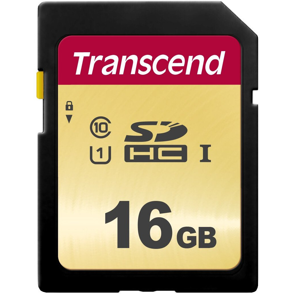Transcend 16Gb Sdxc/Sdhc 500S Memory Card Ts16Gsdc500S