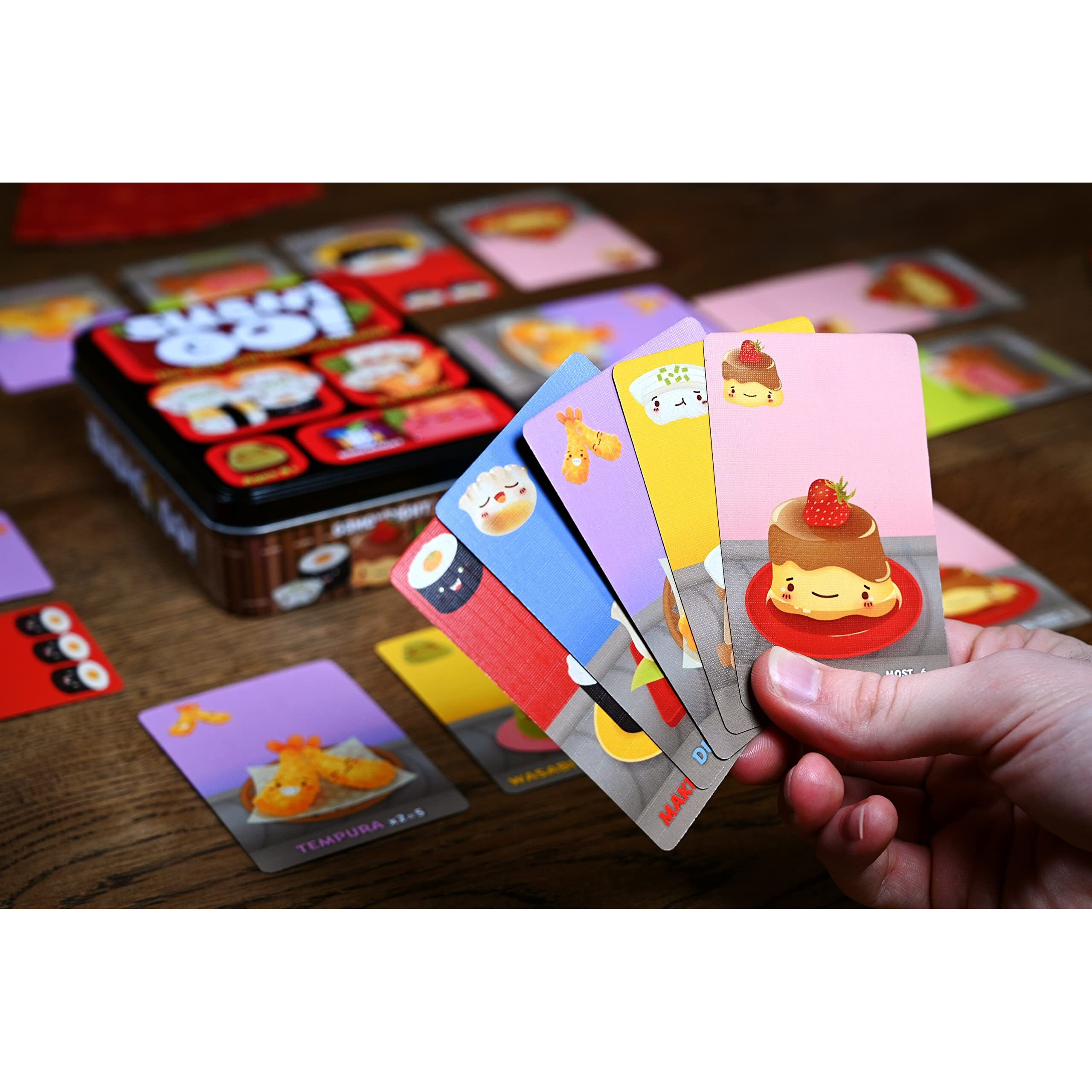 Sushi Go - The Pick And Pass Family Card Game From Gamewright  Great For 2-5 Players Aged 8 And Up